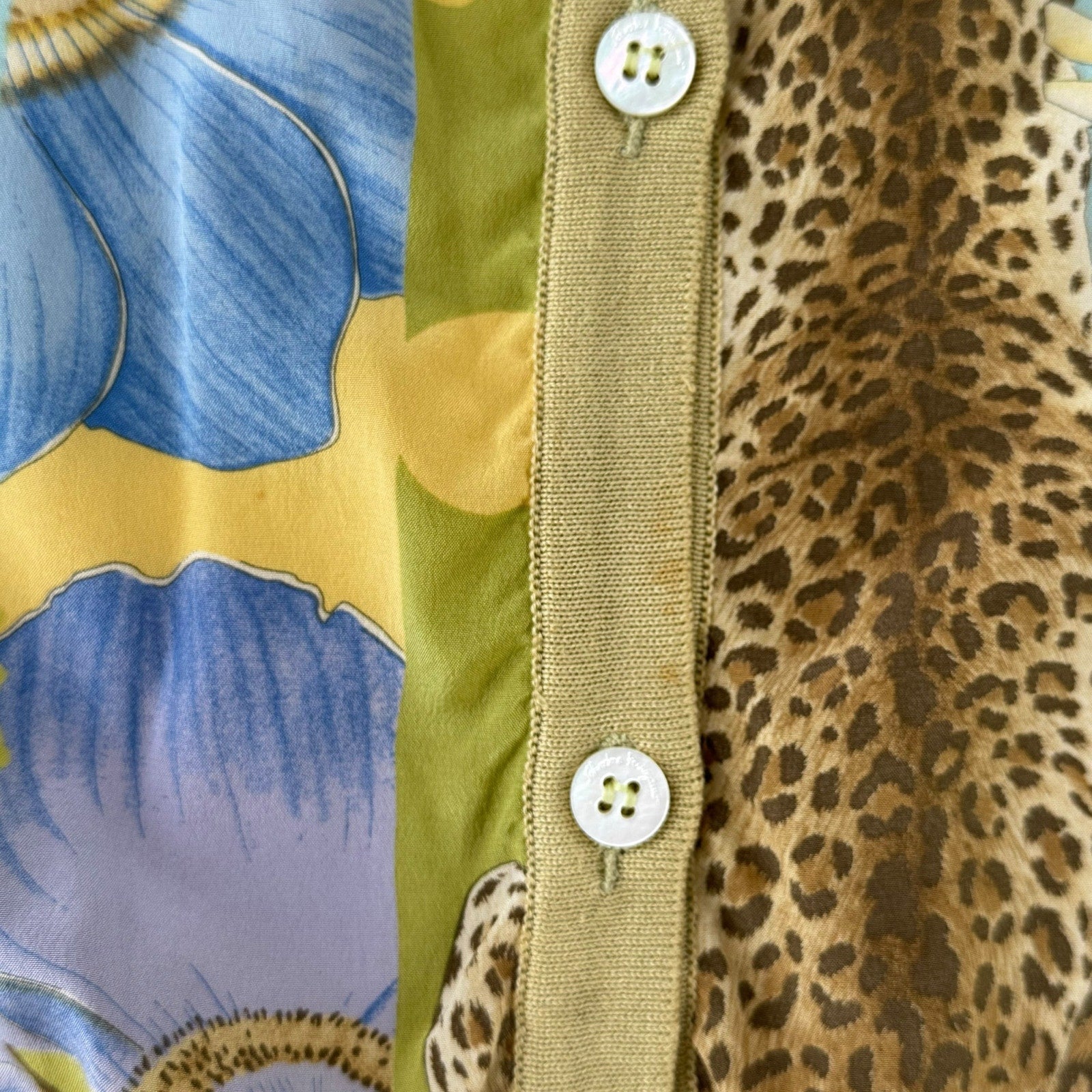 Ferragamo Silk Cardigan