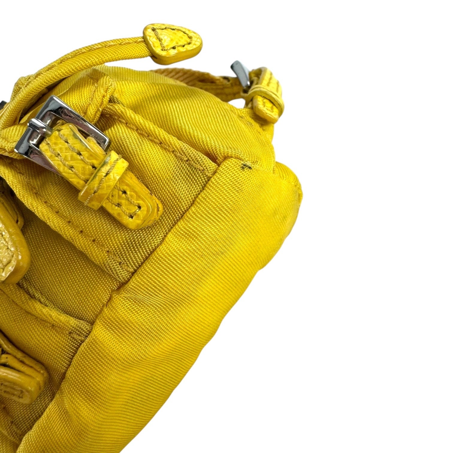 Prada Mini Nylon Backpack Charm