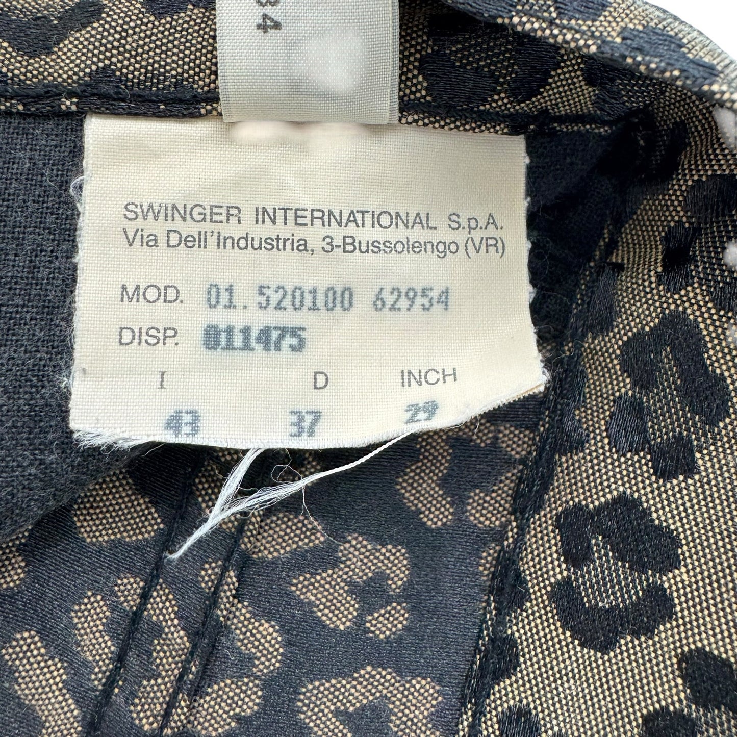 Fendi Vintage Leopard Print Pant