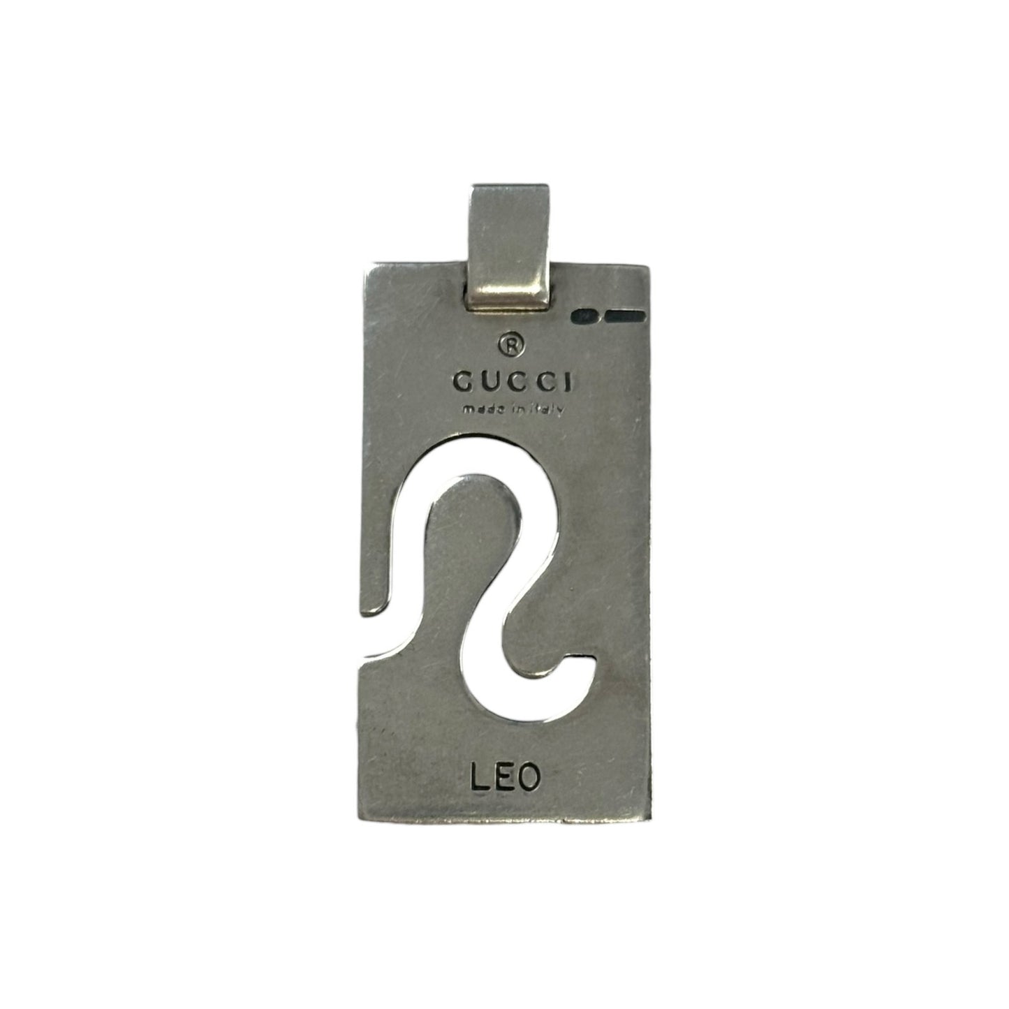 Gucci Sterling Silver Zodiac Pendant Necklace Set