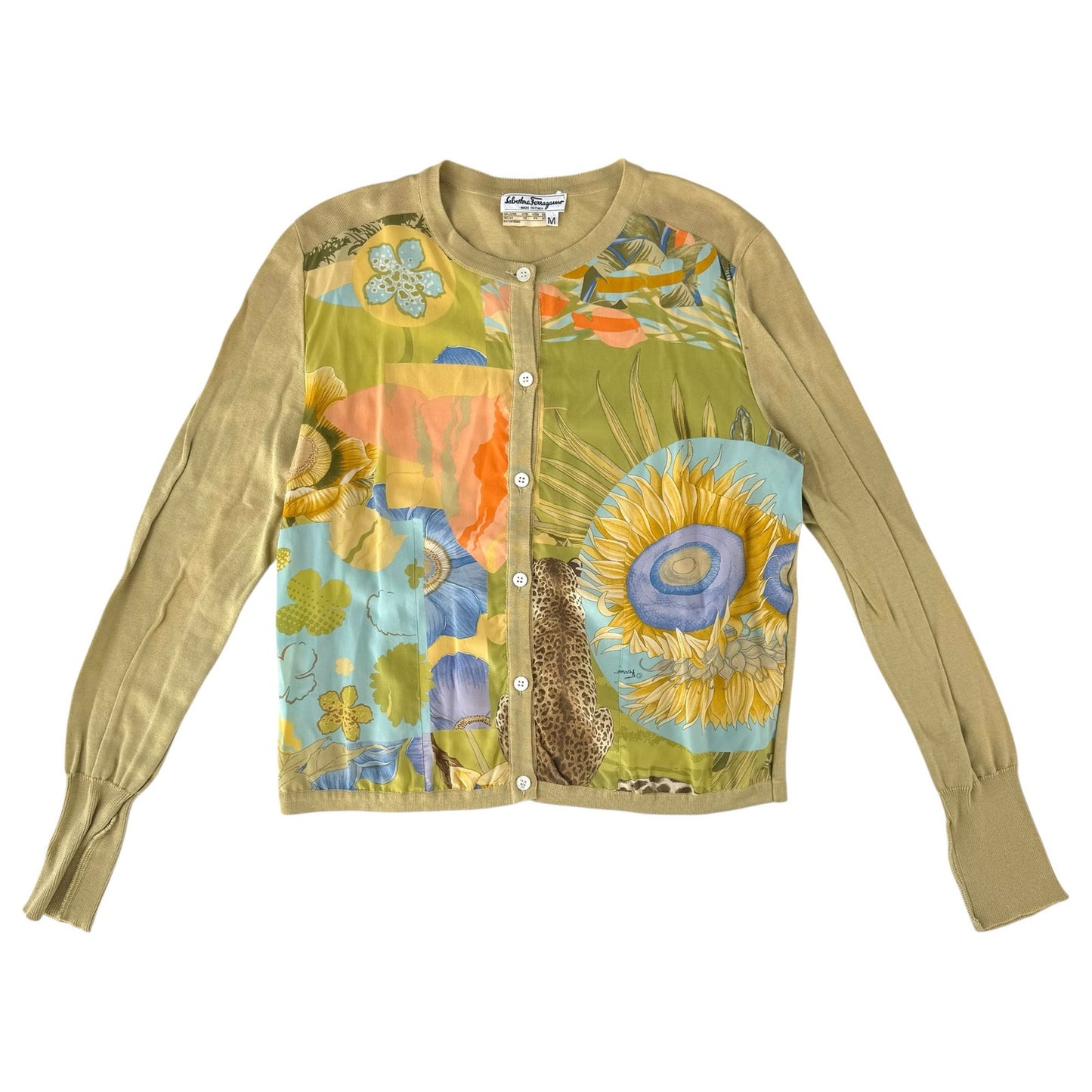 Ferragamo Silk Cardigan