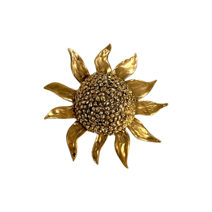 YSL Vintage Sunflower Brooch