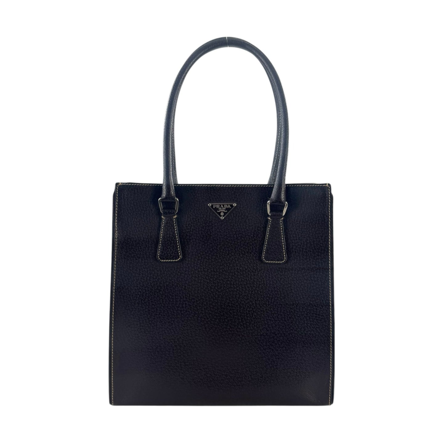 Prada Vintage Leather Tote Bag