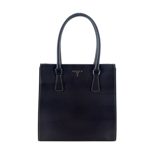 Prada Vintage Leather Tote Bag