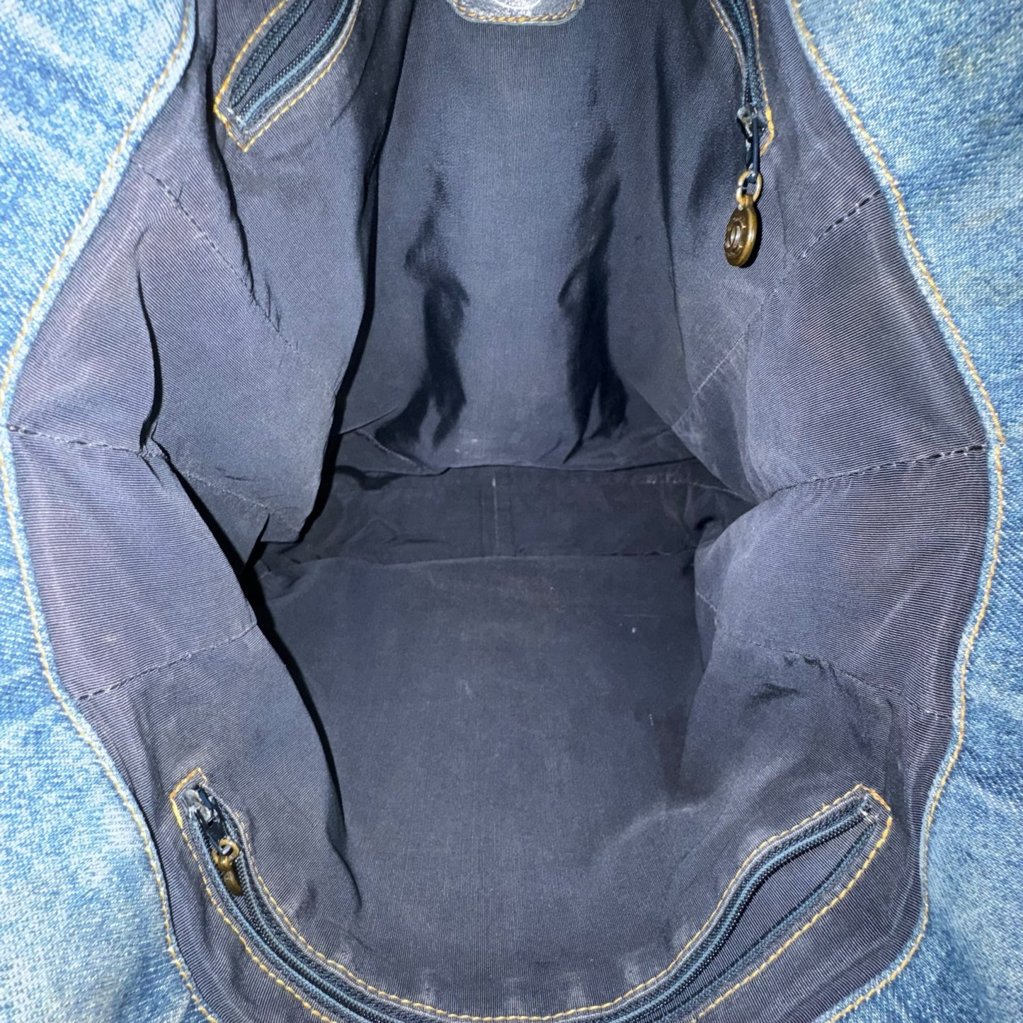 Chanel Vintage Denim Tote Bag