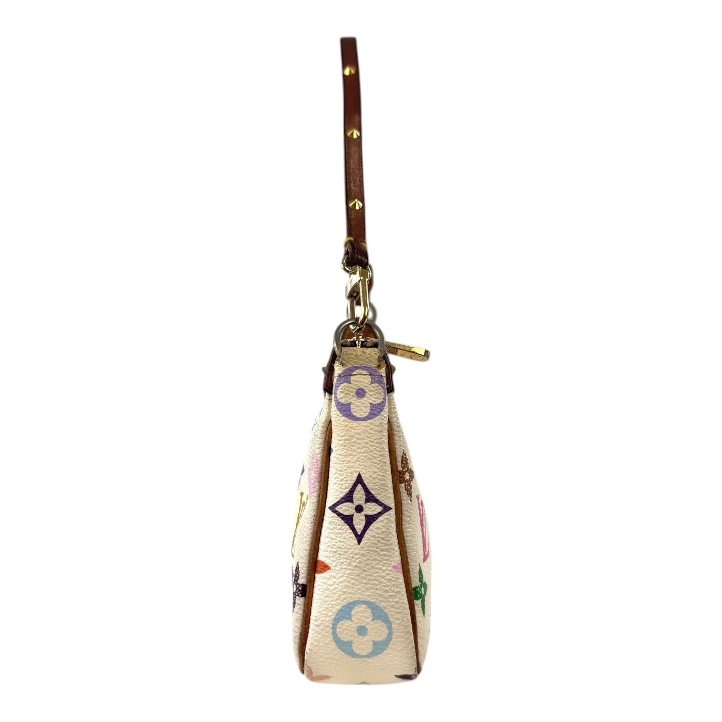 Louis Vuitton Vintage Murakami Multicolor Studded Pochette Bag