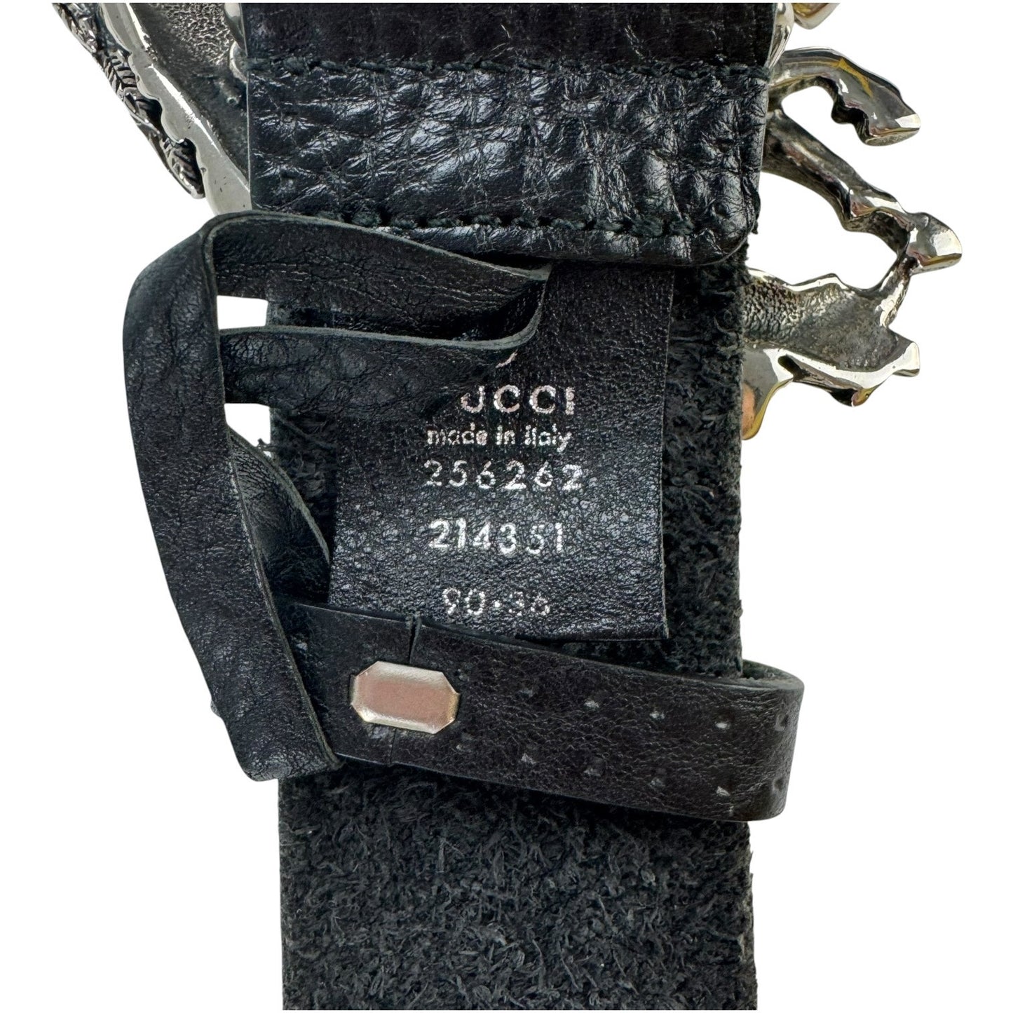 Gucci Pegasus Leather Belt