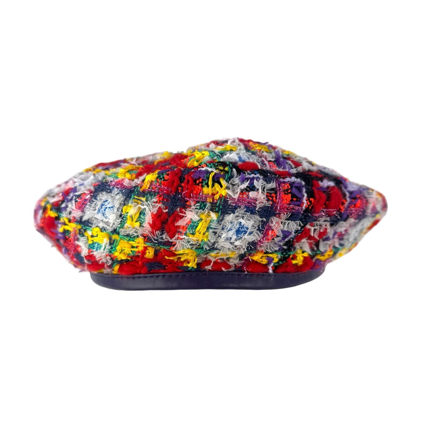 Gucci Multicolor Lame Tweed Beret