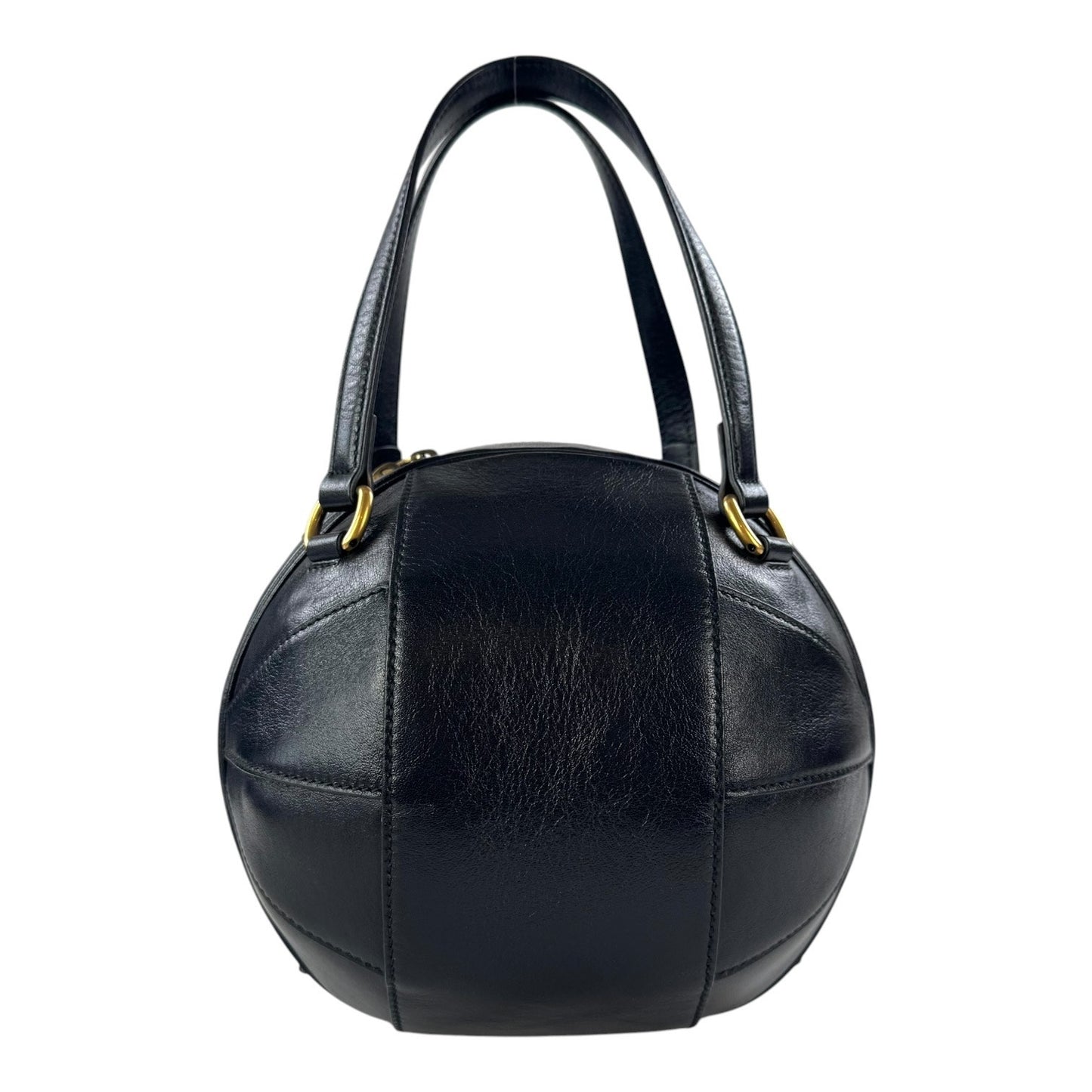 Gucci Leather Basketball Handbag