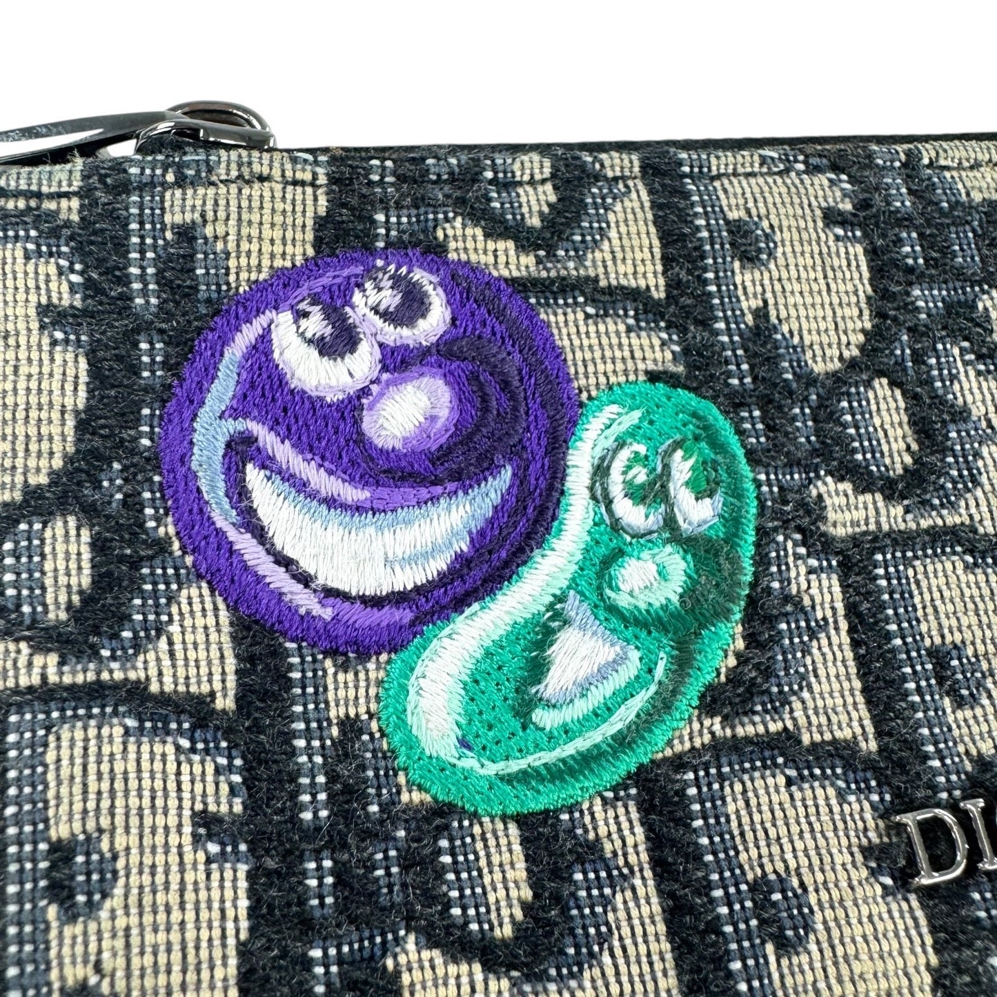 Dior x Kenny Scharf Trotter Zip Card Holder