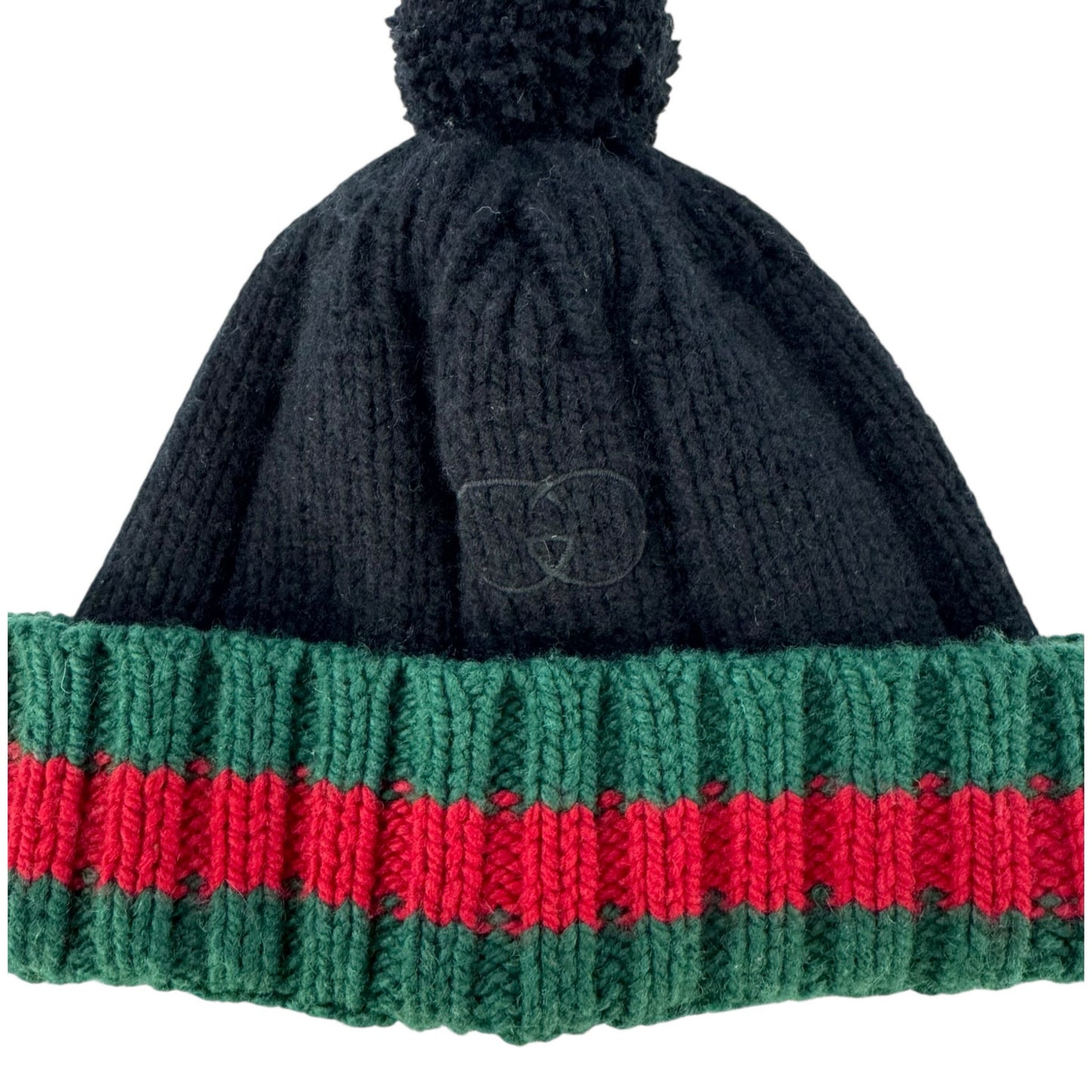 Gucci Sherryline Knit Pom-Pom Beanie
