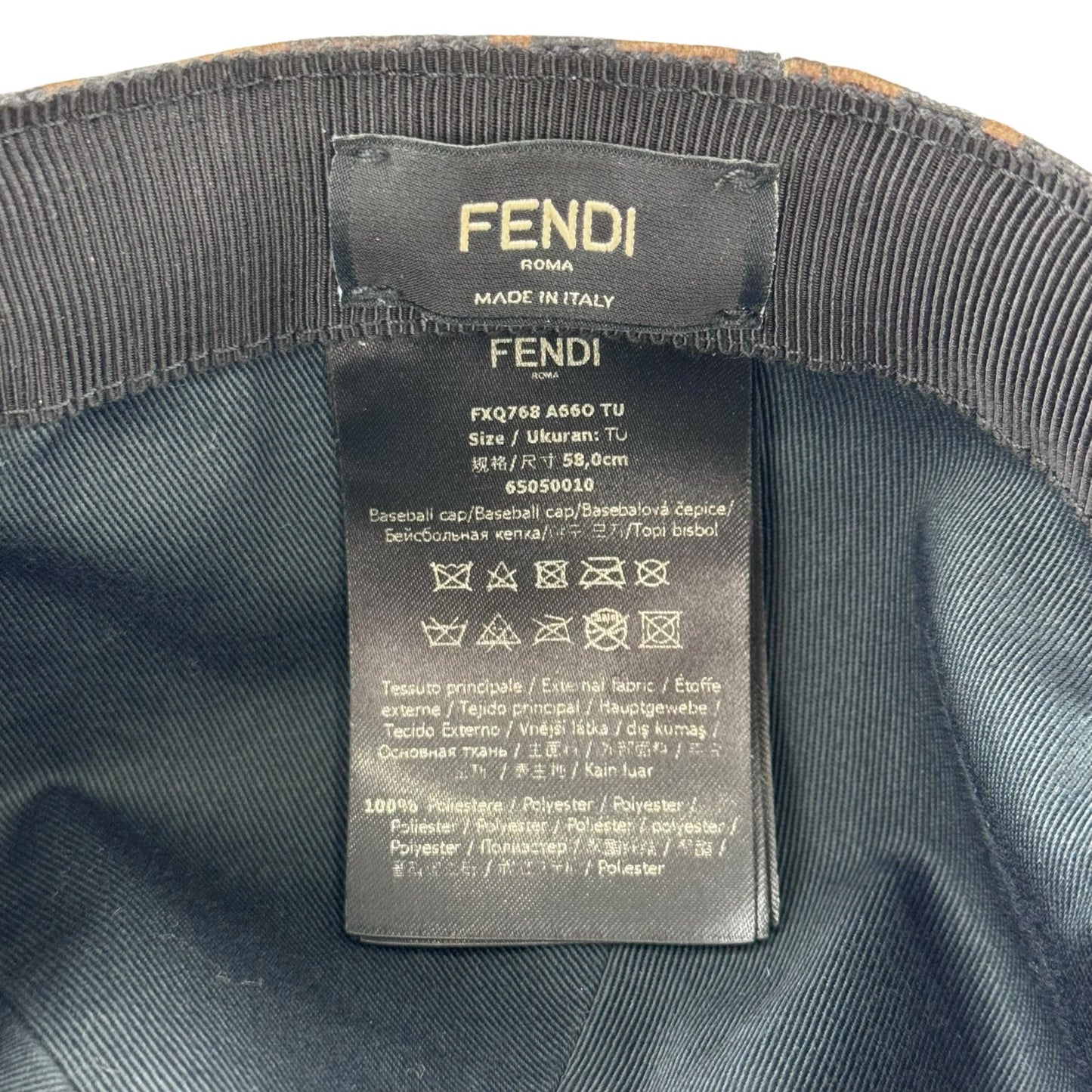 Fendi Zucca Baseball Cap