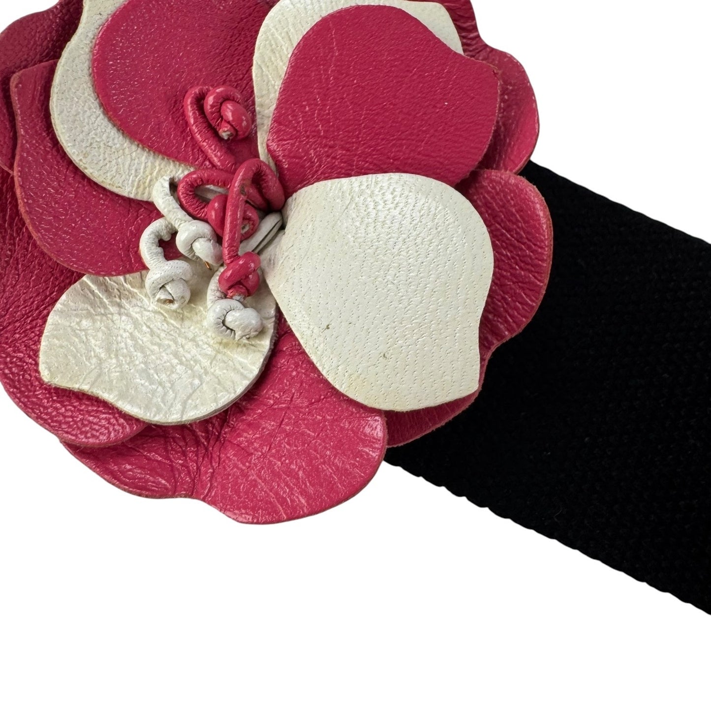 Prada Leather Flower Strap