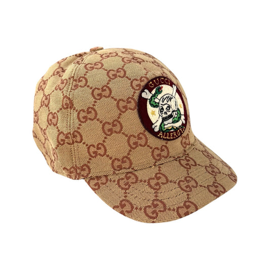 Gucci Monogram Skull Patch Kid’s Cap