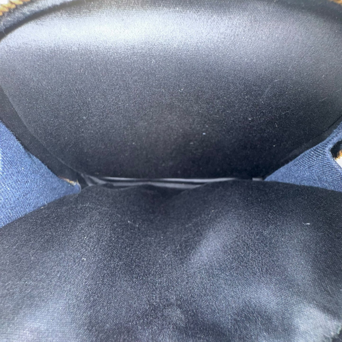 Miu Miu Denim Matelasse Backpack