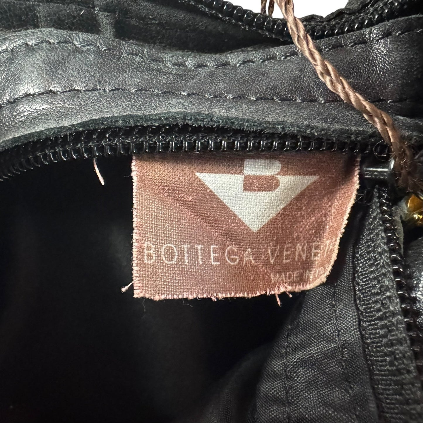 Bottega Veneta Vintage Intrecciato Leather Shoulder Bag