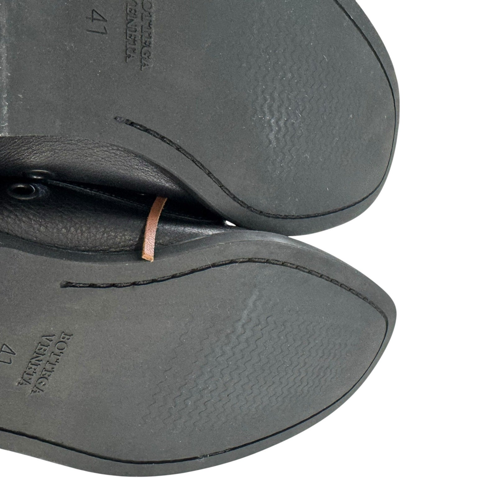 Bottega Veneta Leather Boat Shoes