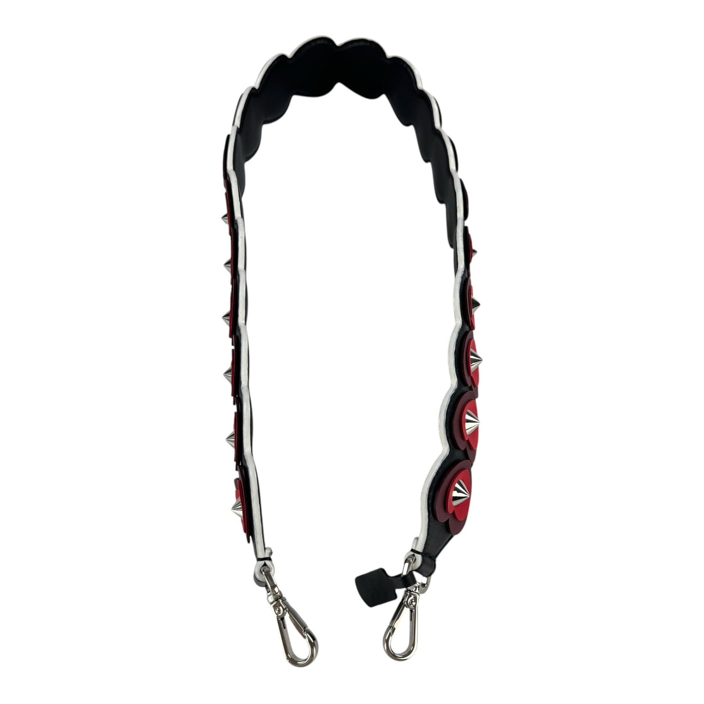 Fendi Studded Heart Strap You Bag Strap
