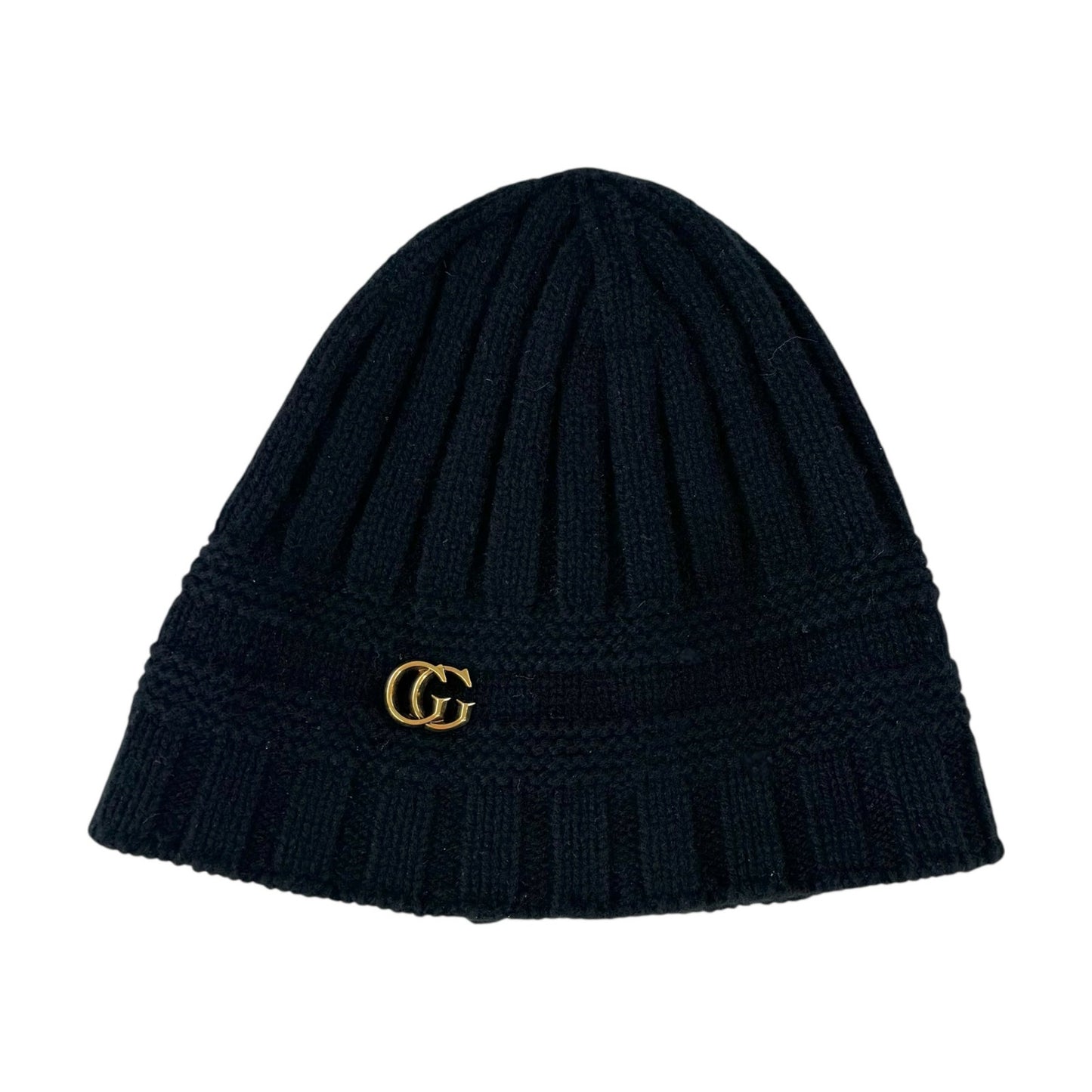 Gucci GG Black Knit Beanie