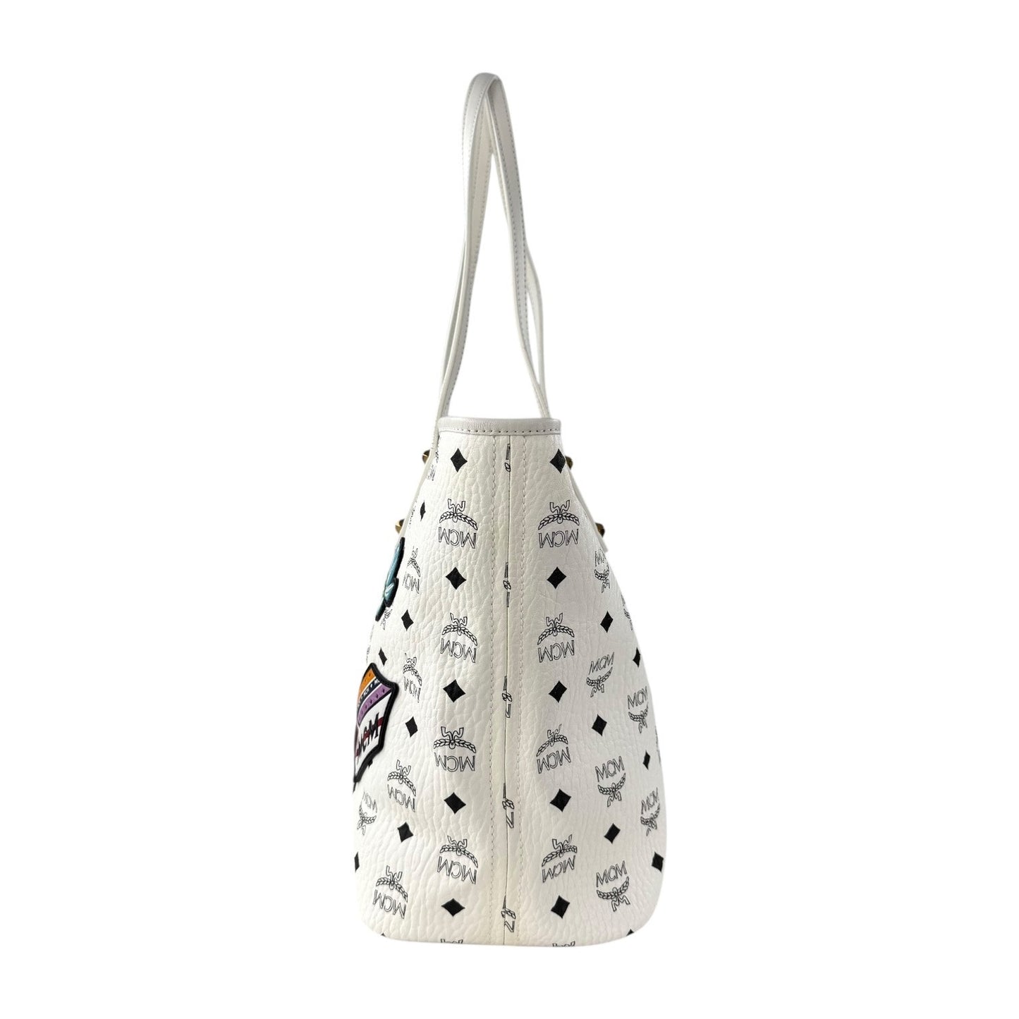 MCM Monogram Victory Patch Anya Zip Tote & Pochette