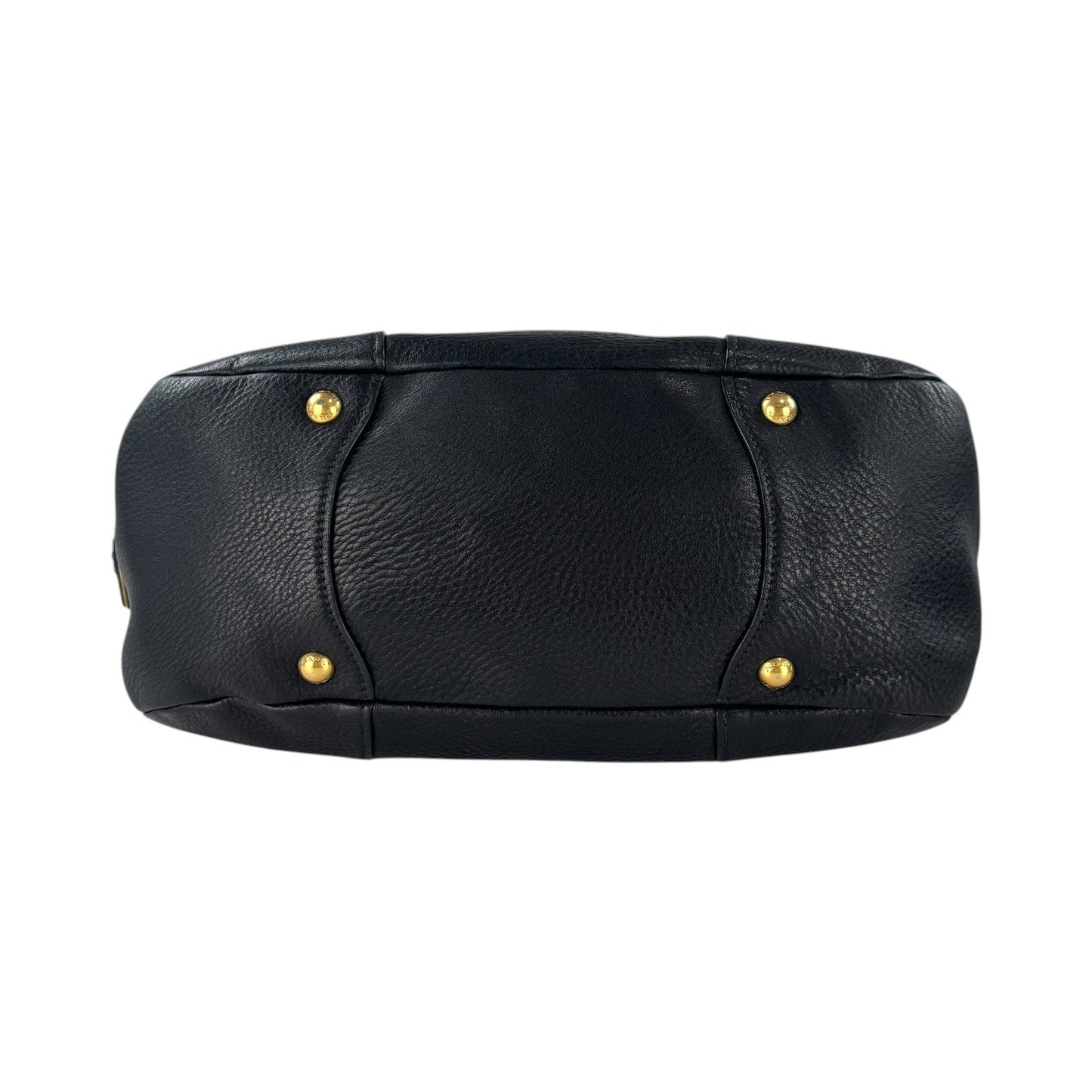 Prada Vitello Daino Pushlock Shoulder Bag