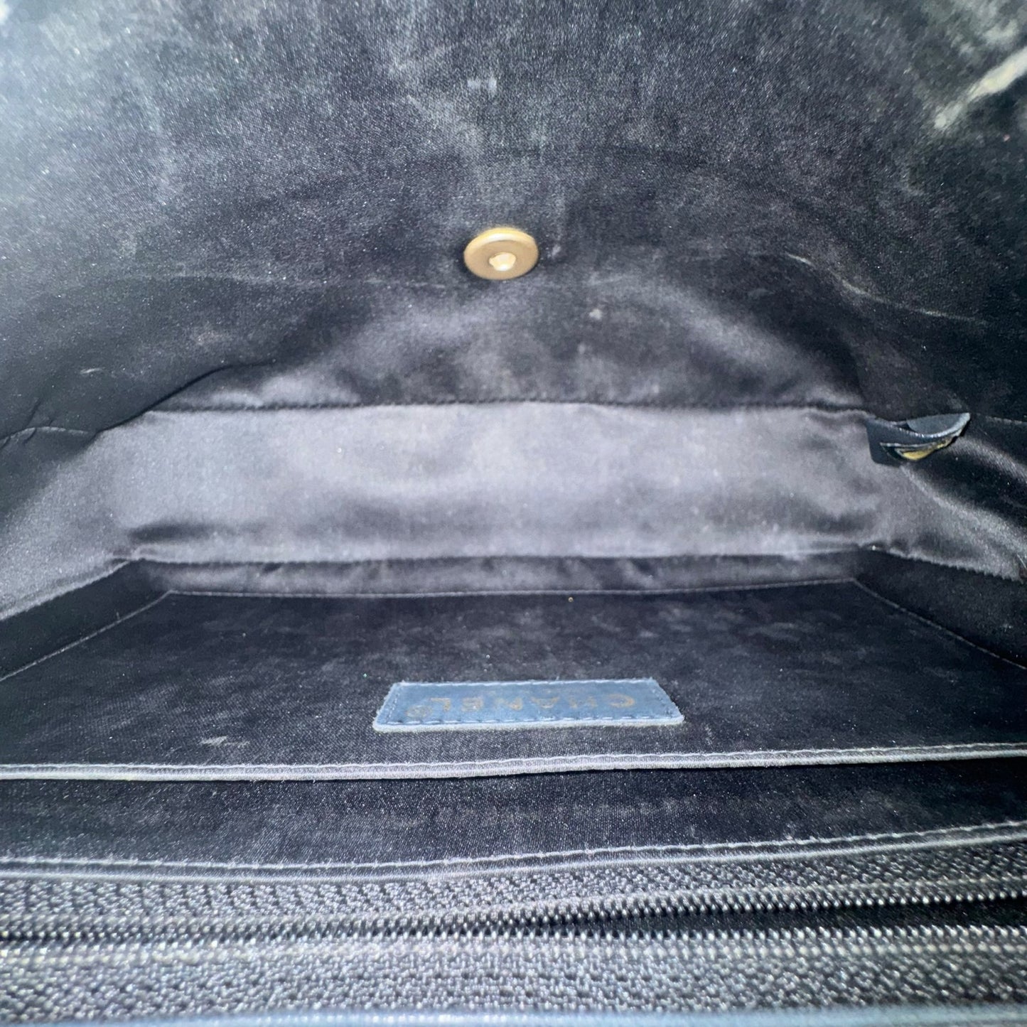 Chanel Vintage Travel Line Chocolate Bar Flap Bag