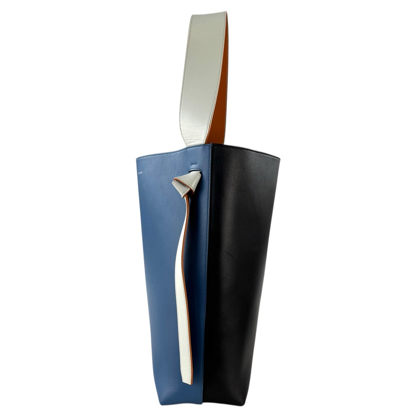 Celine Twisted Cabas Leather Tote Bag