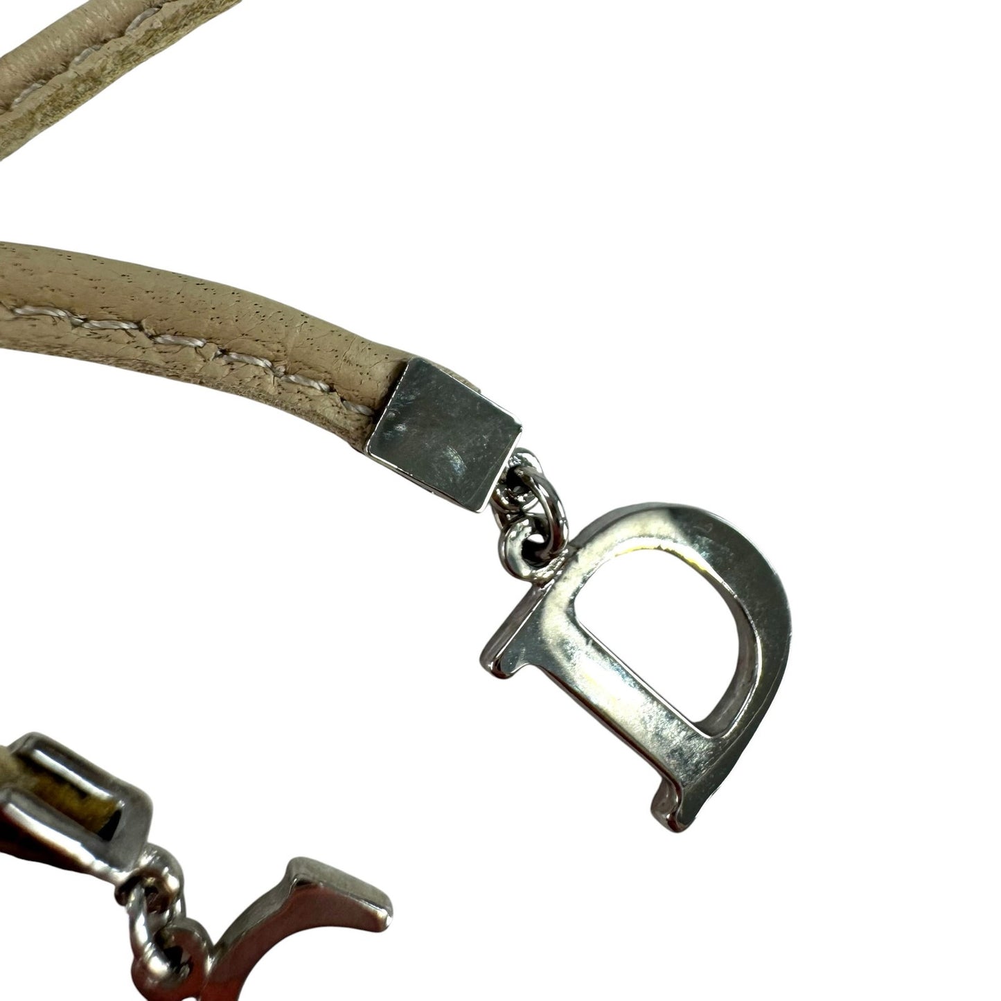 Dior Vintage CD Bow Choker Necklace