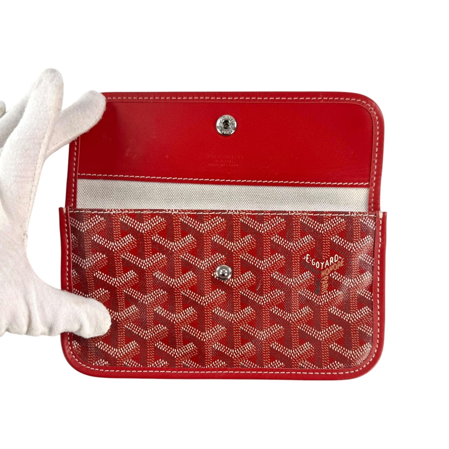 Goyard Red Saint Louis Pouch