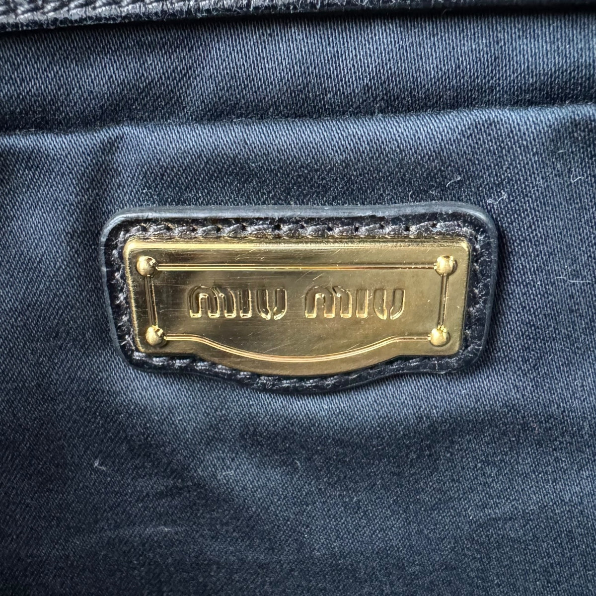 Miu Miu Sequin Tote Bag