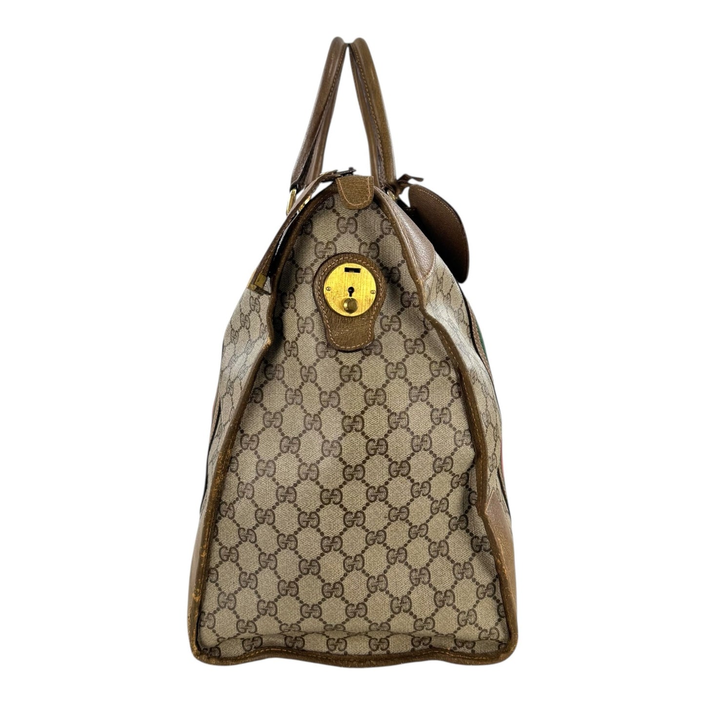 Gucci Vintage Monogram Sherry Line Travel Bag