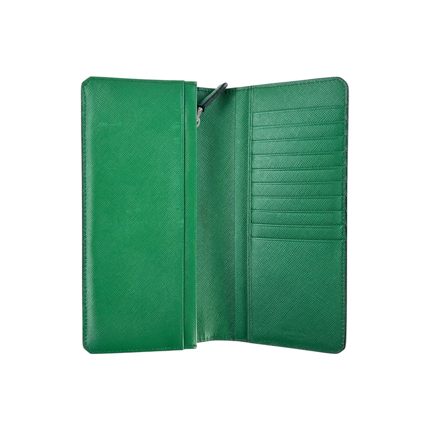 Prada Saffiano Leather Long Wallet
