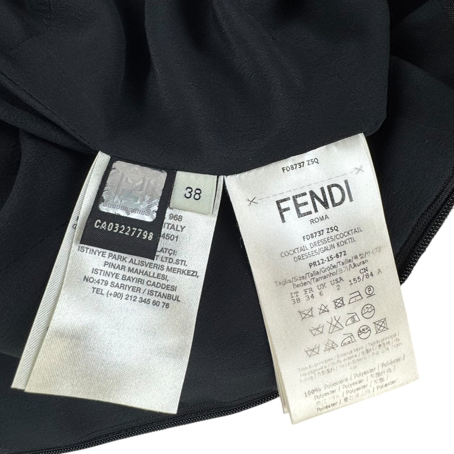 Fendi Feather Fringe Dress