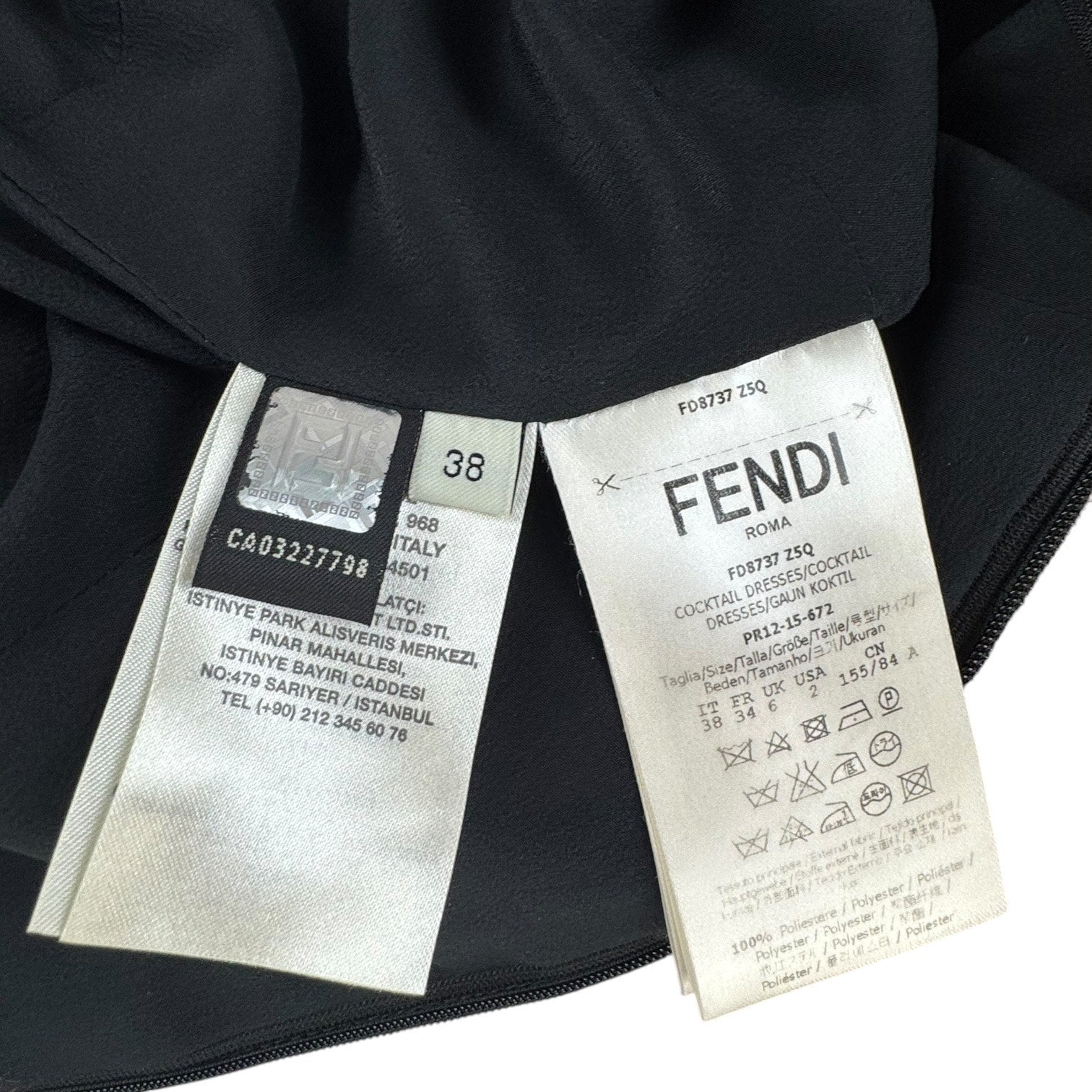 Fendi Feather Fringe Dress
