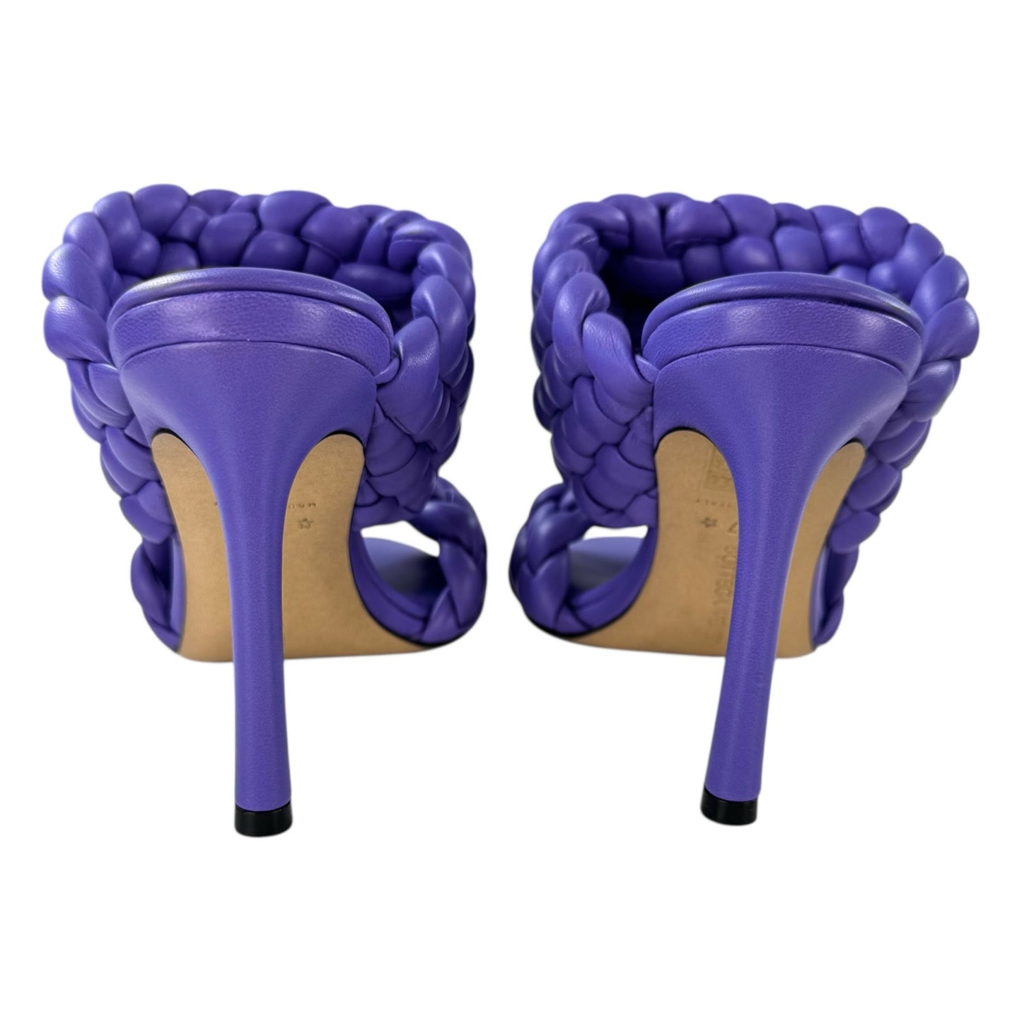 Bottega Veneta Padded Curve Leather Heels