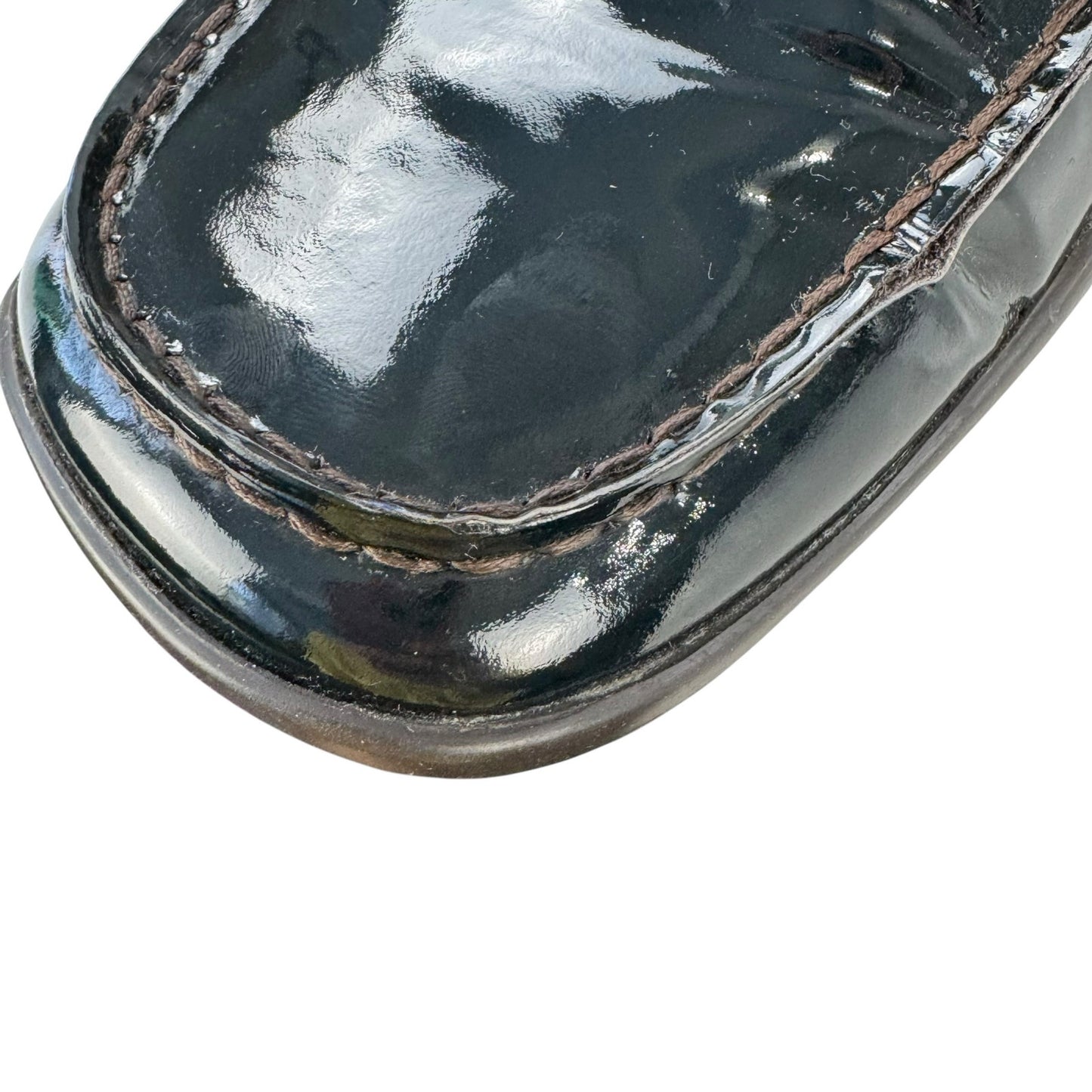 Prada Vintage Patent Leather Loafers