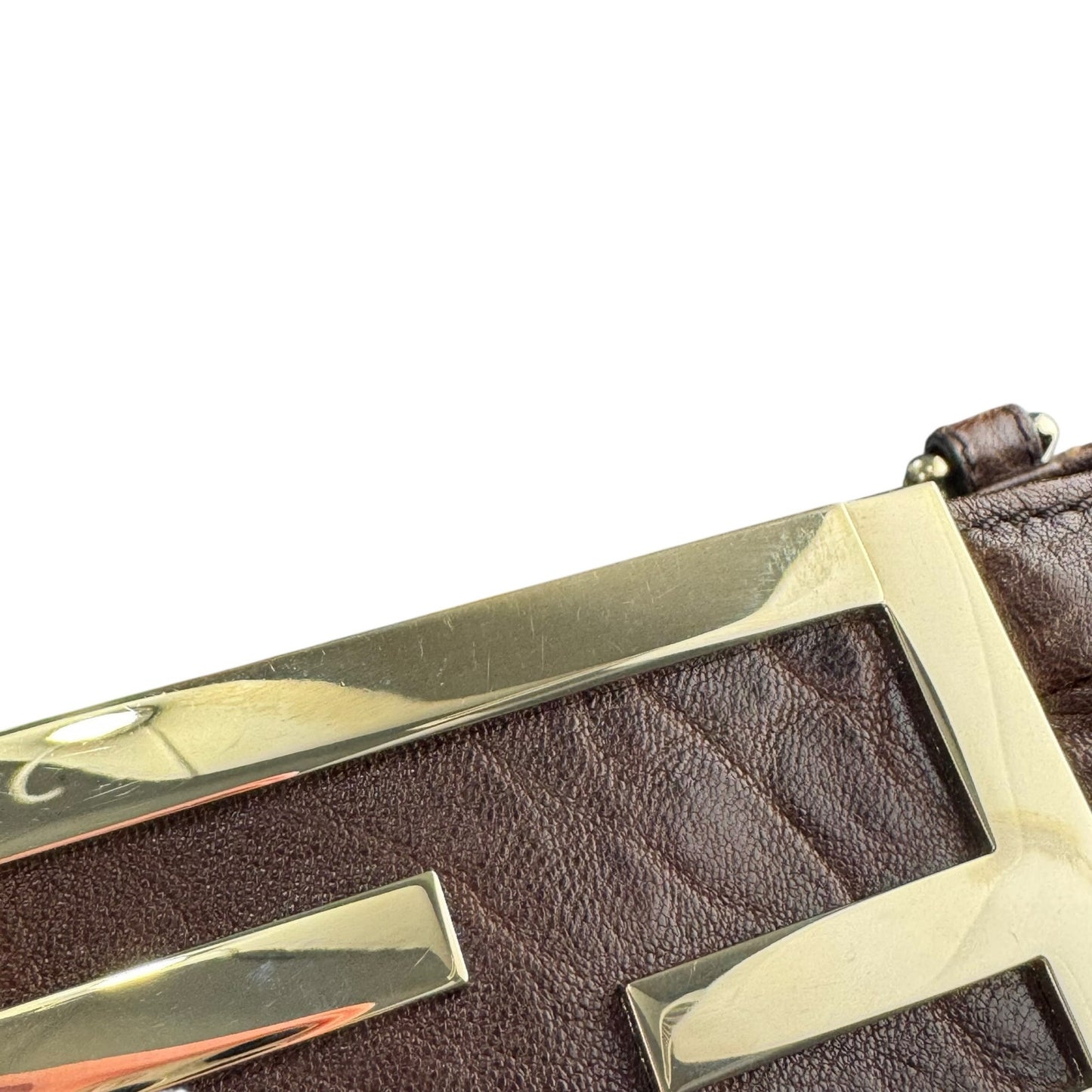 Fendi Mia Leather Shoulder Bag