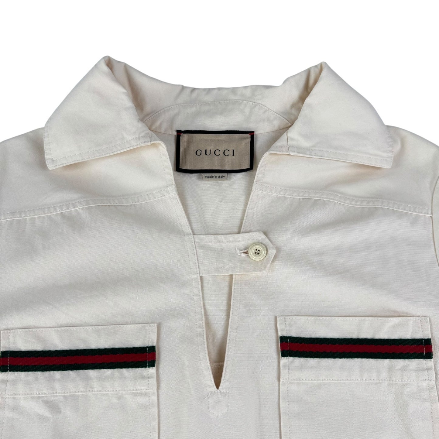 Gucci Sherry Line Short Sleeve Dress
