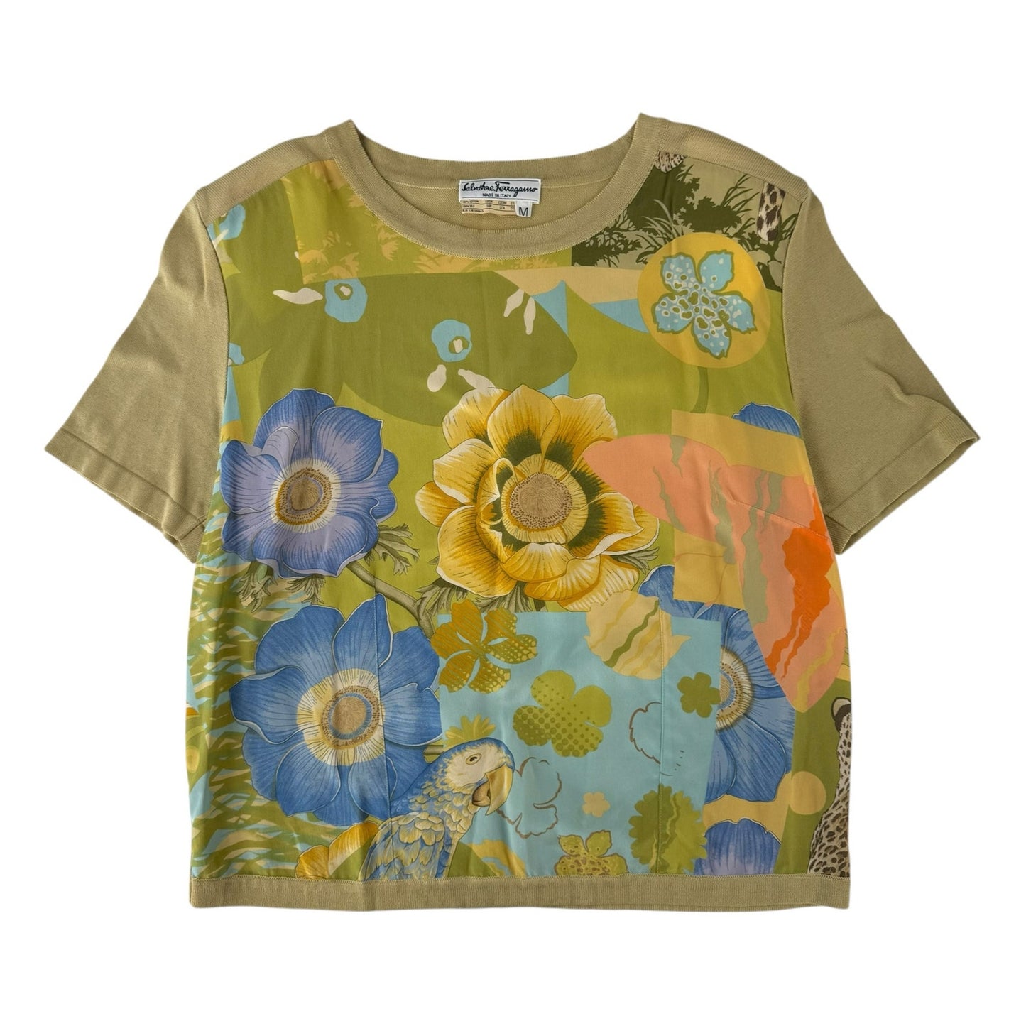 Ferragamo Silk Short Sleeve Shirt