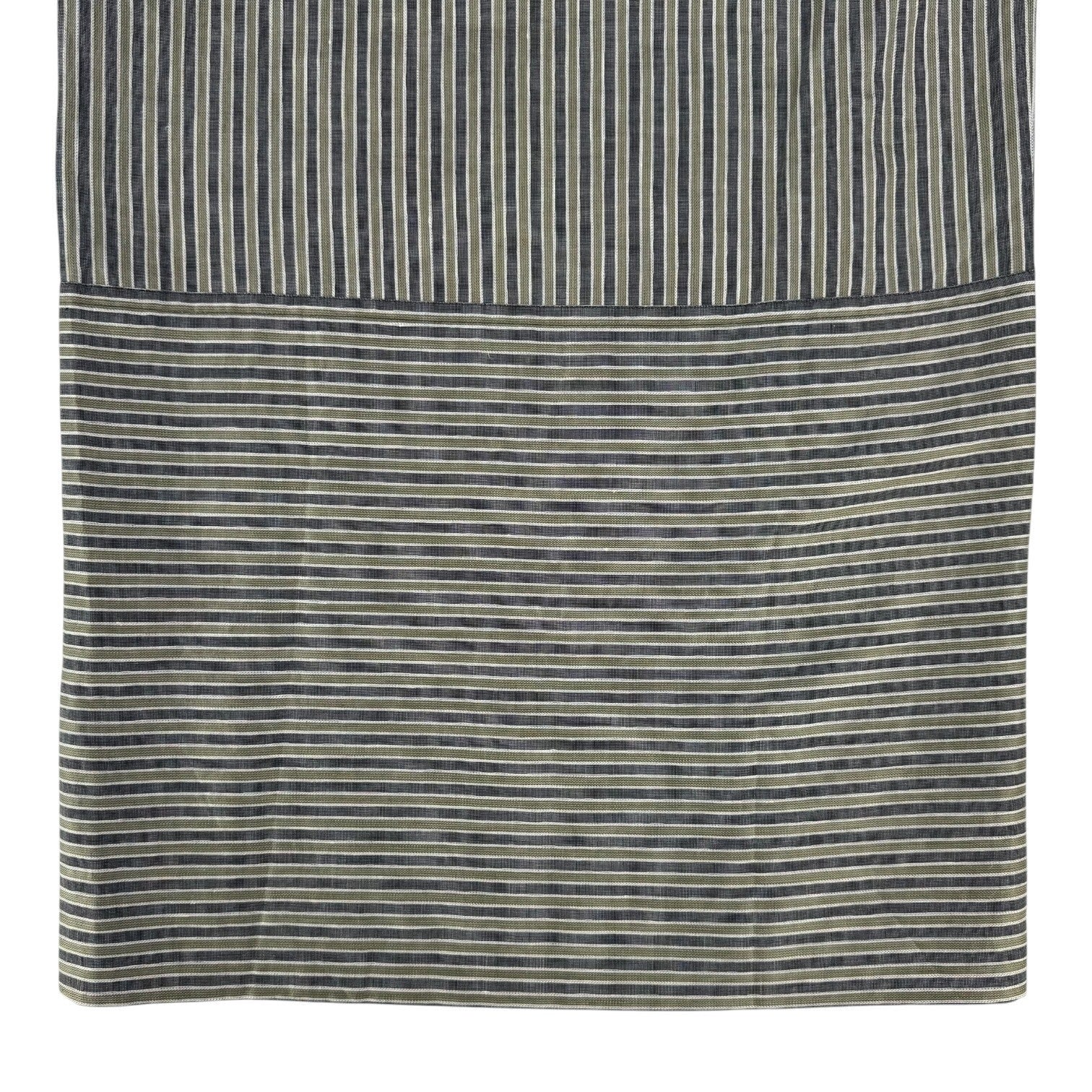 Dior Vintage Striped Collar Dress