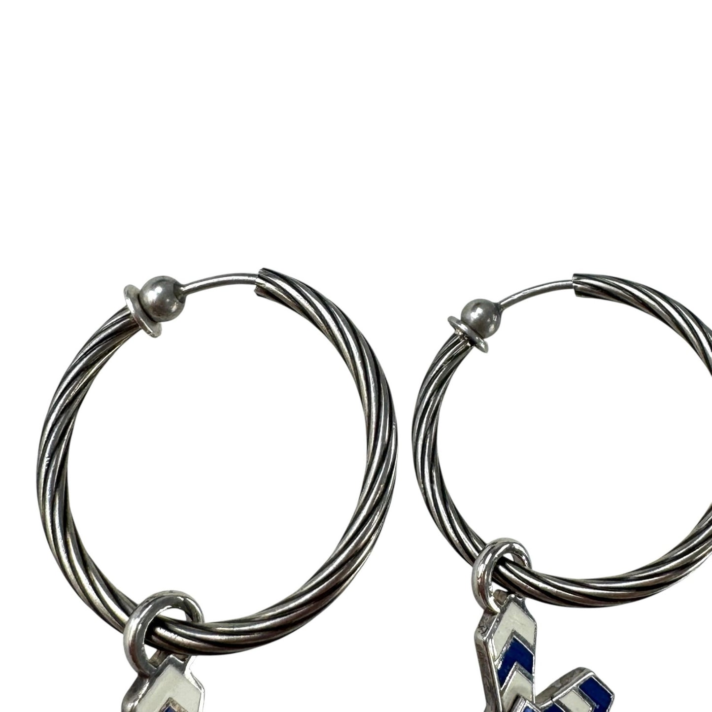 Gucci Sterling Silver Hoop Earrings
