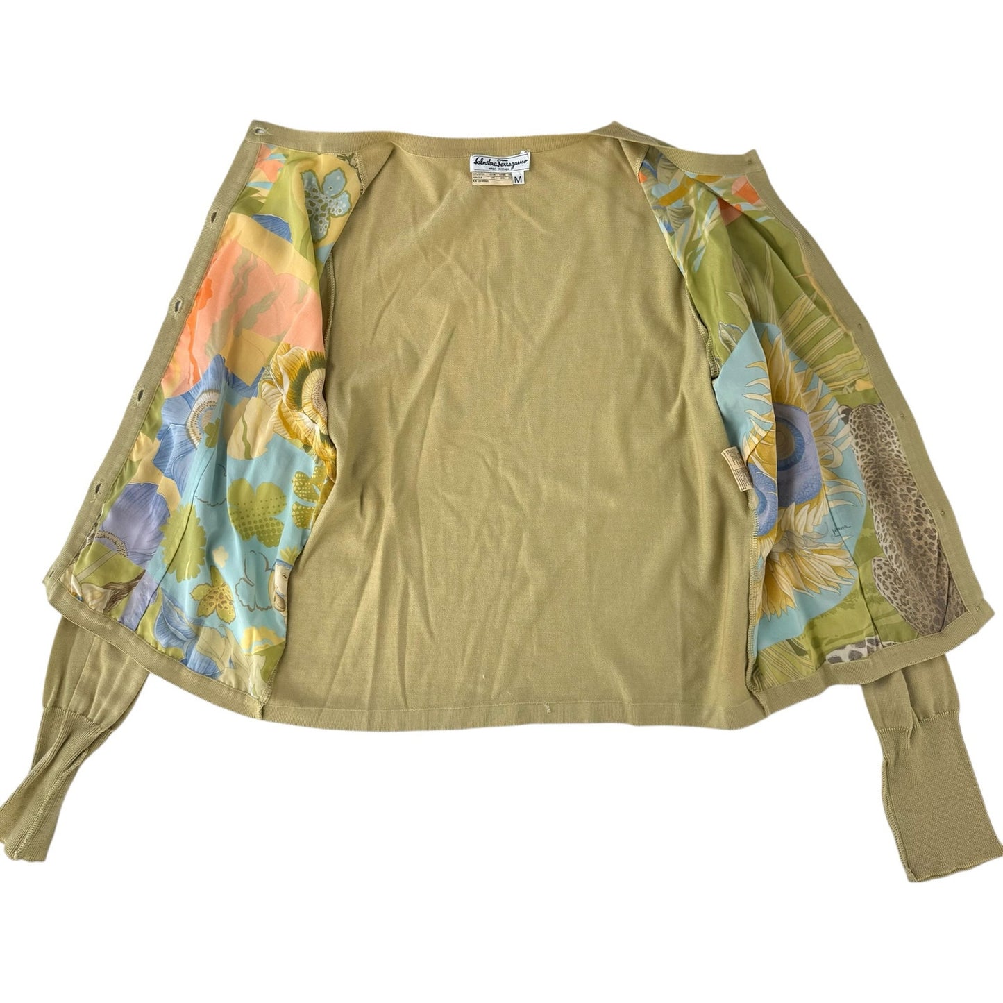 Ferragamo Silk Cardigan