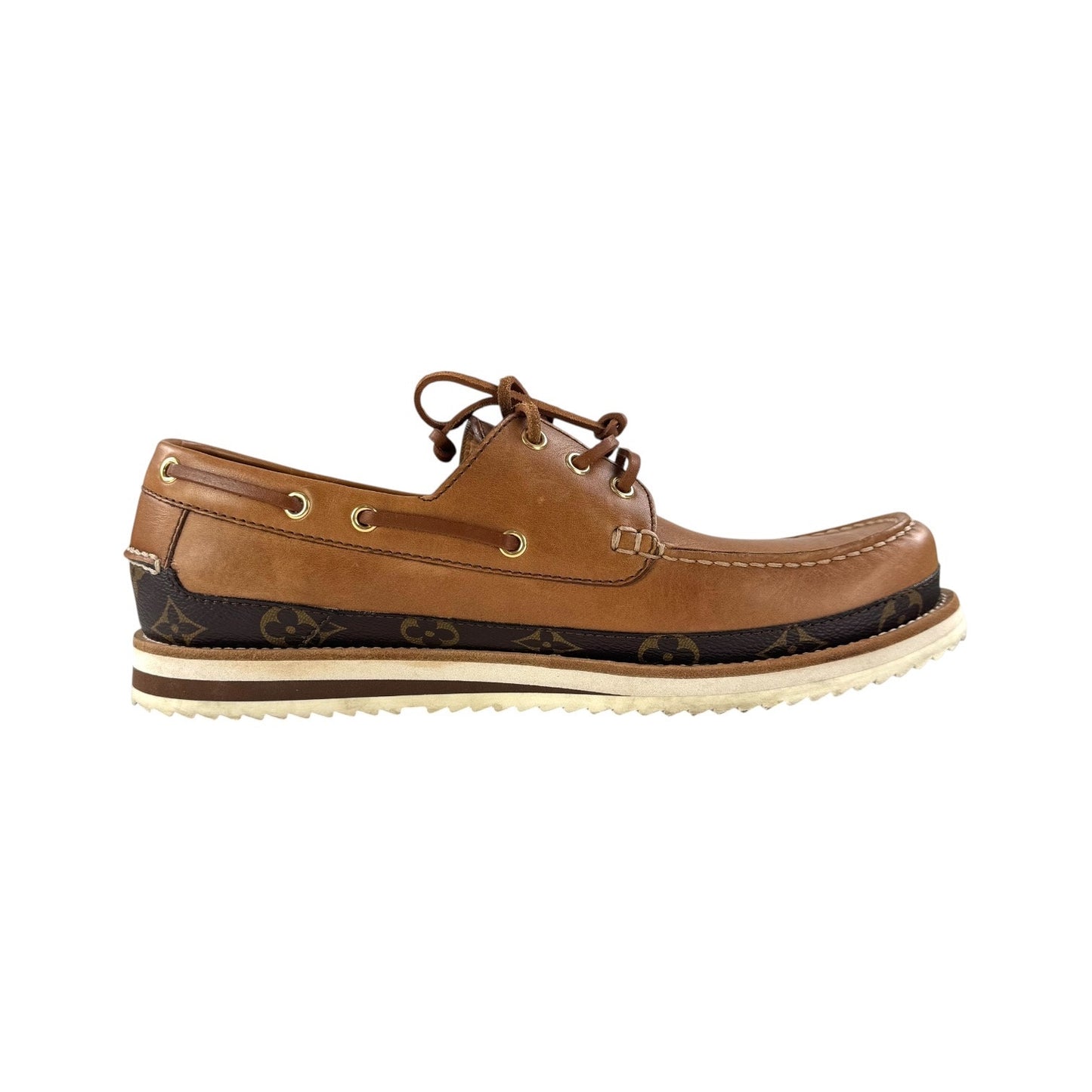 Louis Vuitton Leather Summerland Boat Shoes