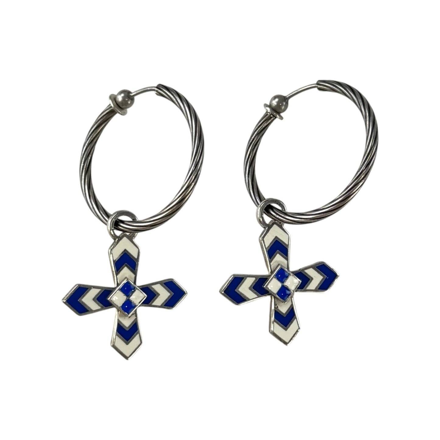 Gucci Sterling Silver Hoop Earrings