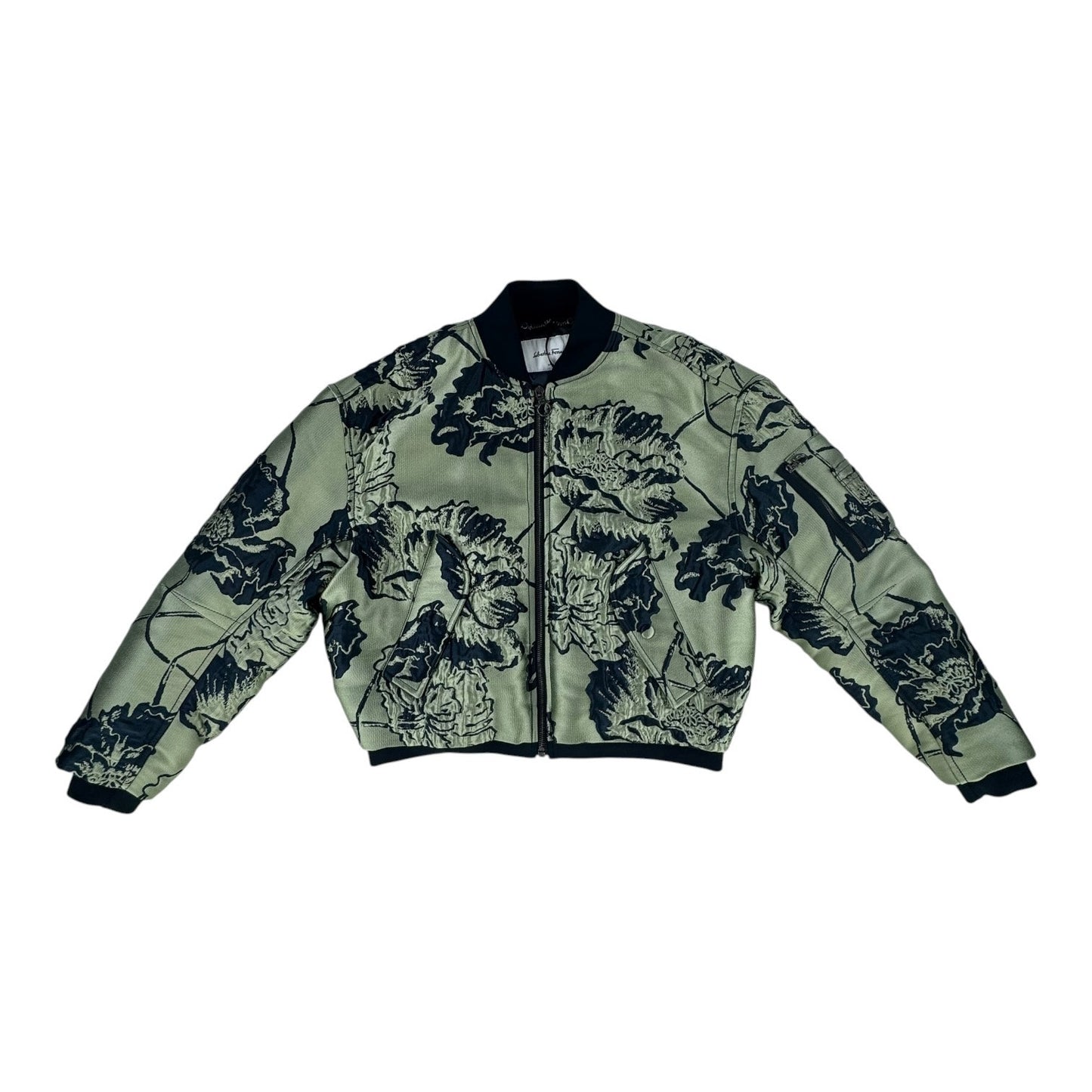 Ferragamo Floral Bomber Jacket