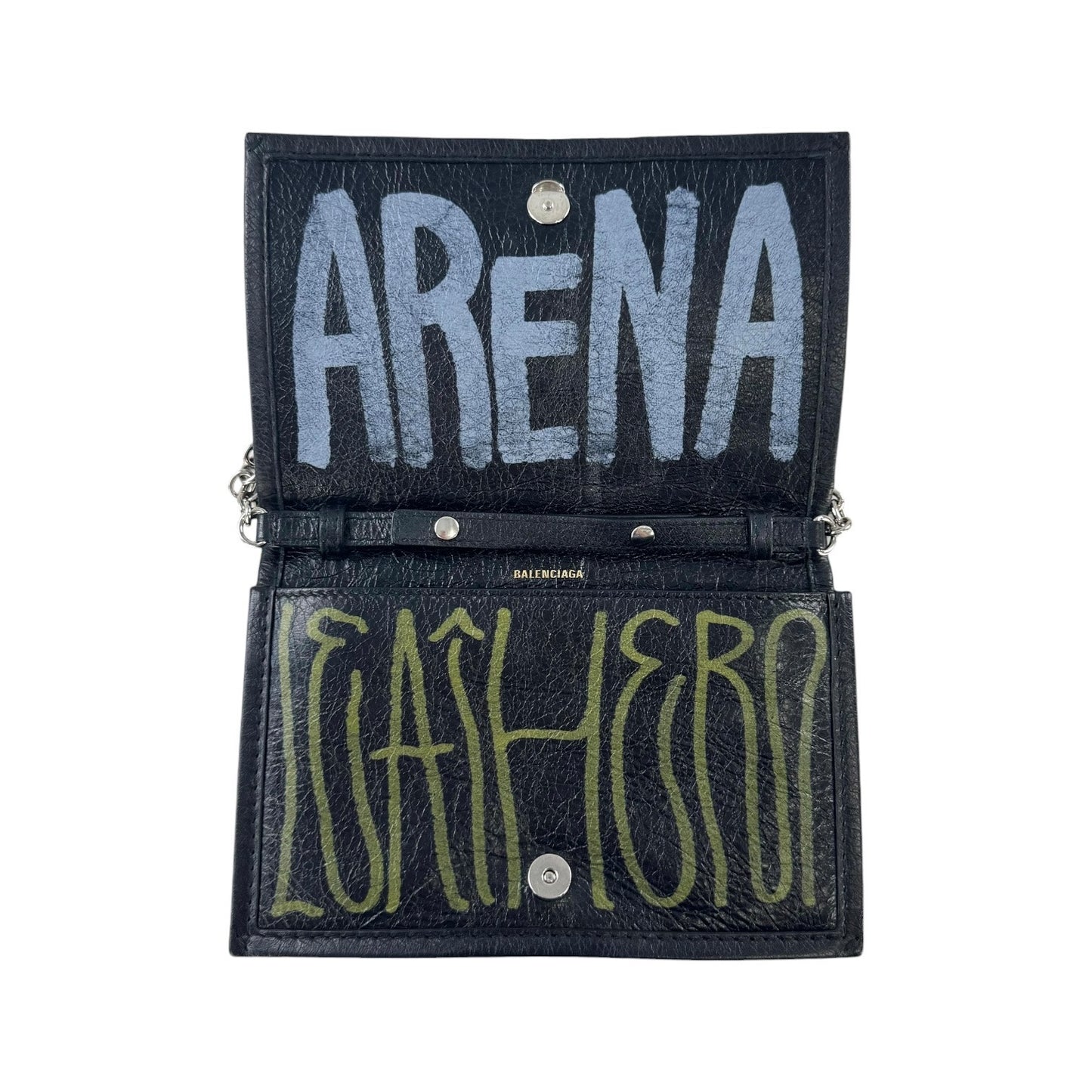 Balenciaga Graffiti Bazar Wallet-On-Chain Bag
