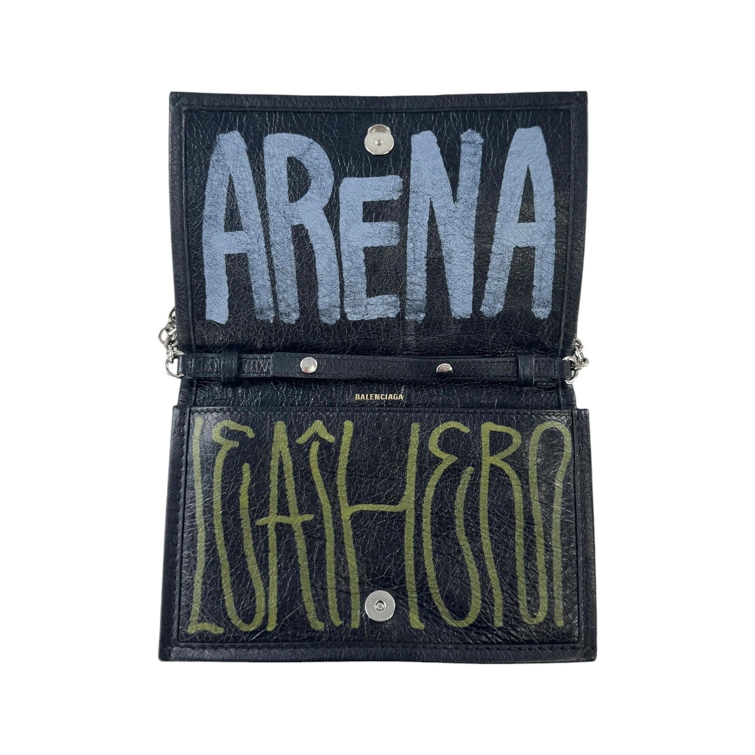 Balenciaga Graffiti Bazar Wallet-On-Chain Bag