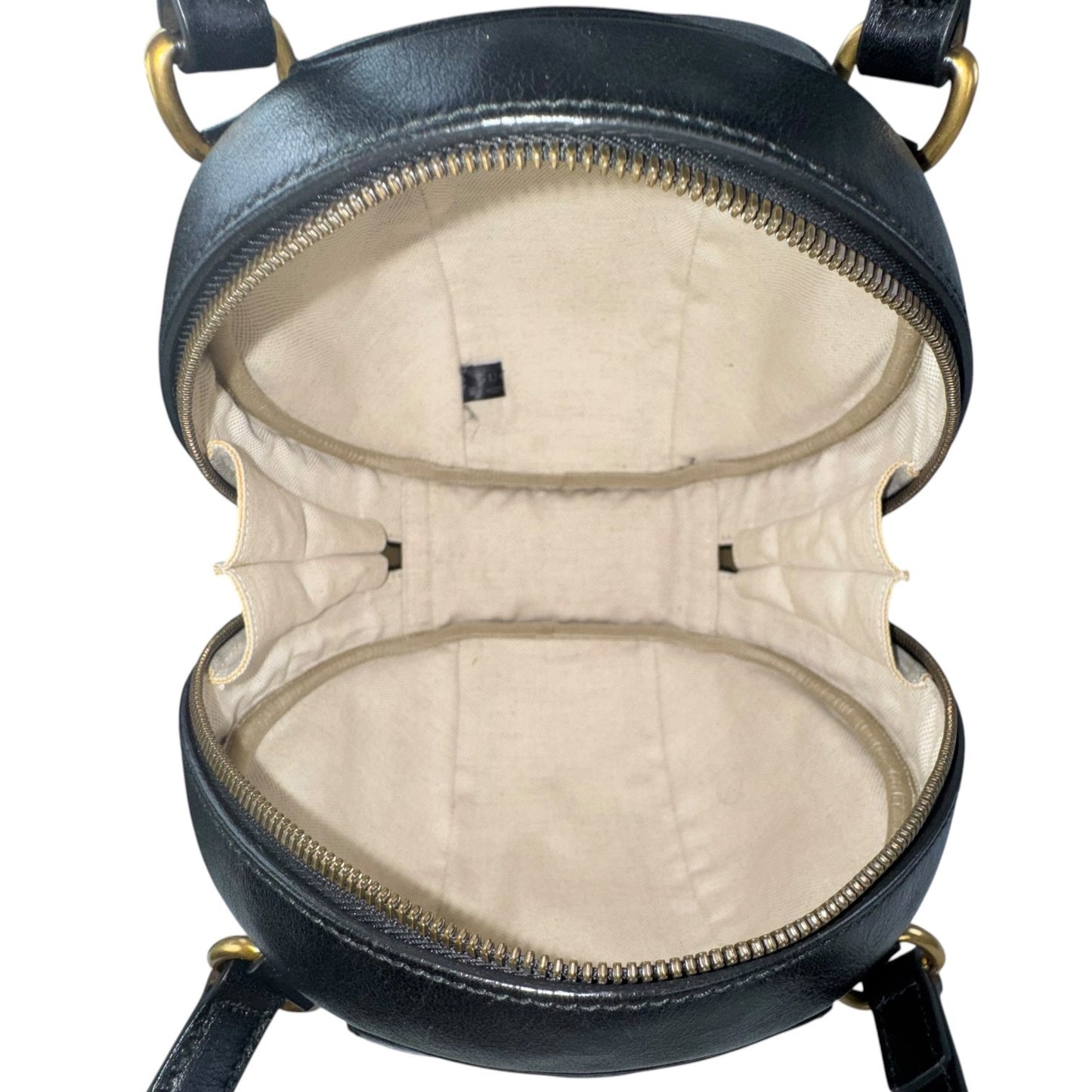 Gucci Leather Basketball Handbag