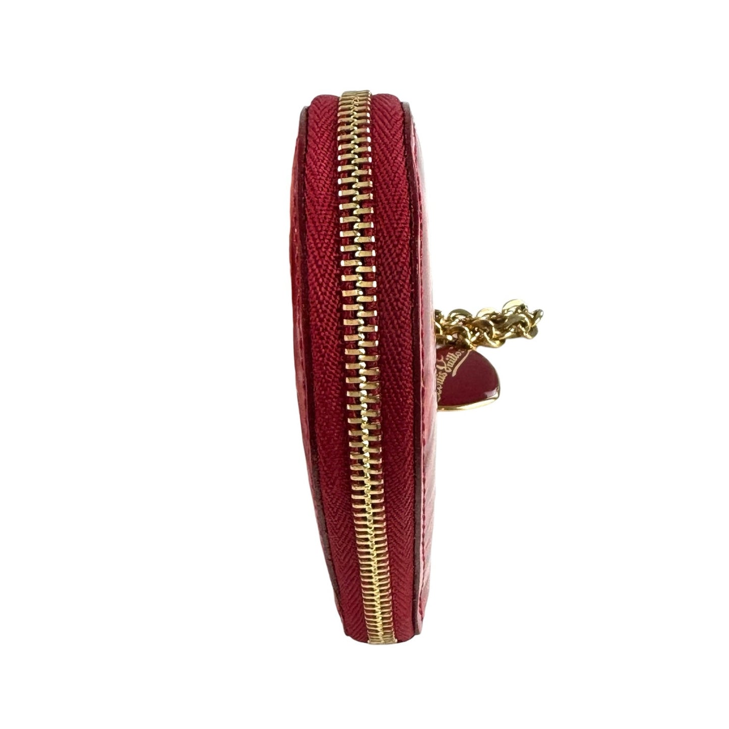 Louis Vuitton Vernis Striped Heart Zippy Pouch