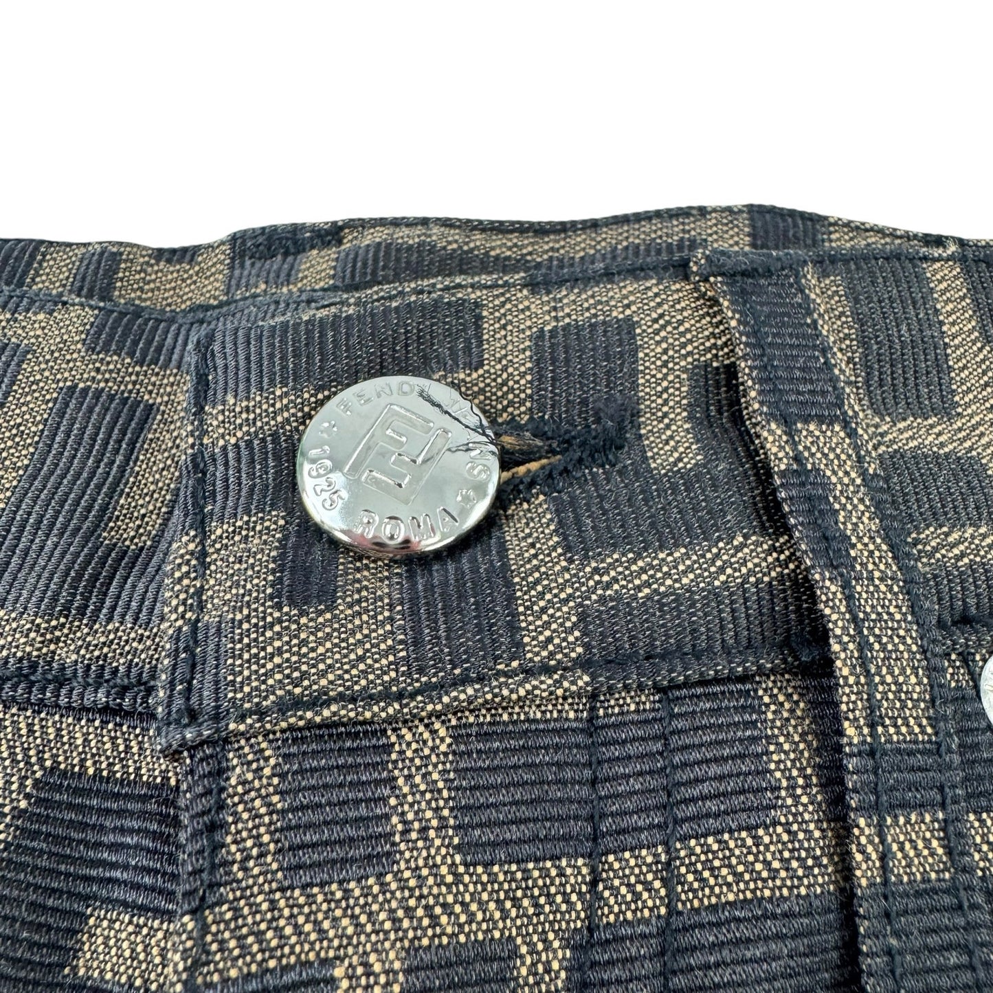 Fendi Vintage Zucca Print Pant
